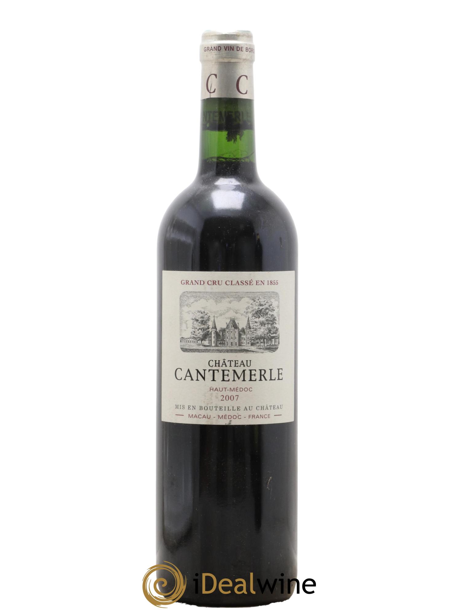 Château Cantemerle 5ème Grand Cru Classé 2007 - Lot de 1 bouteille - 0