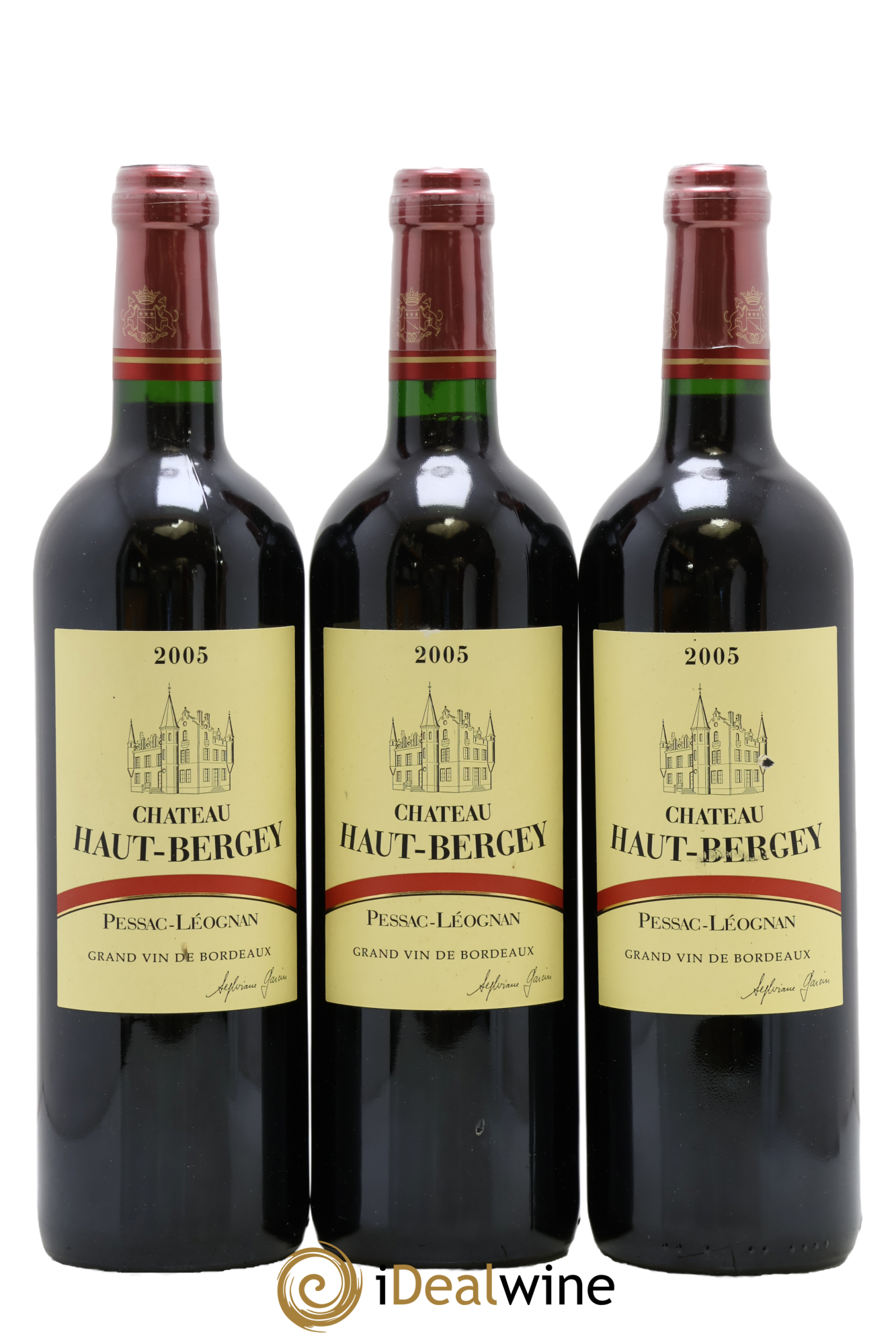 Château Haut-Bergey 2005 - Posten von 3 Flaschen - 0
