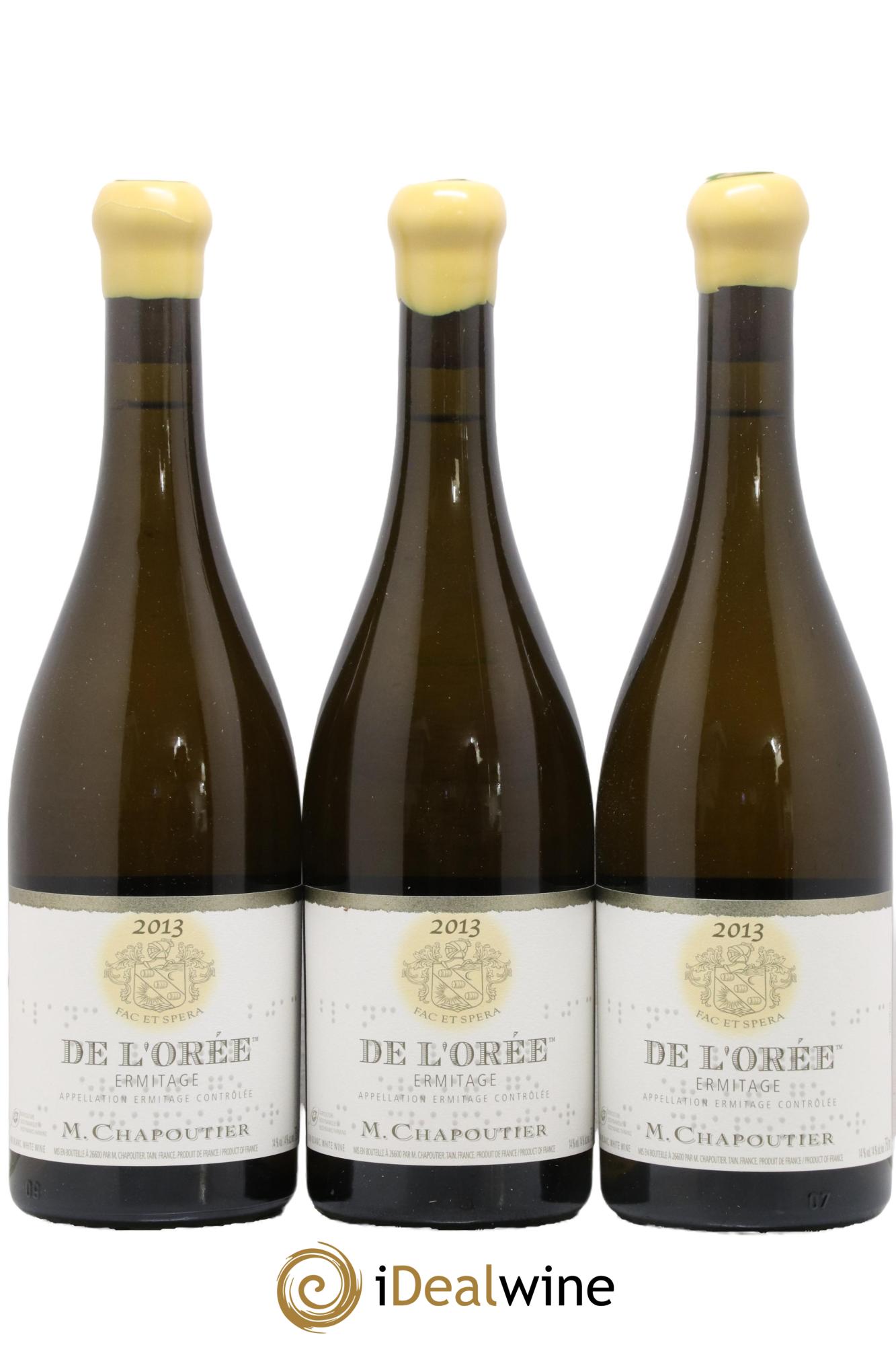 Hermitage Ermitage de l'Orée Chapoutier 2013 - Lotto di 3 bottiglie - 0