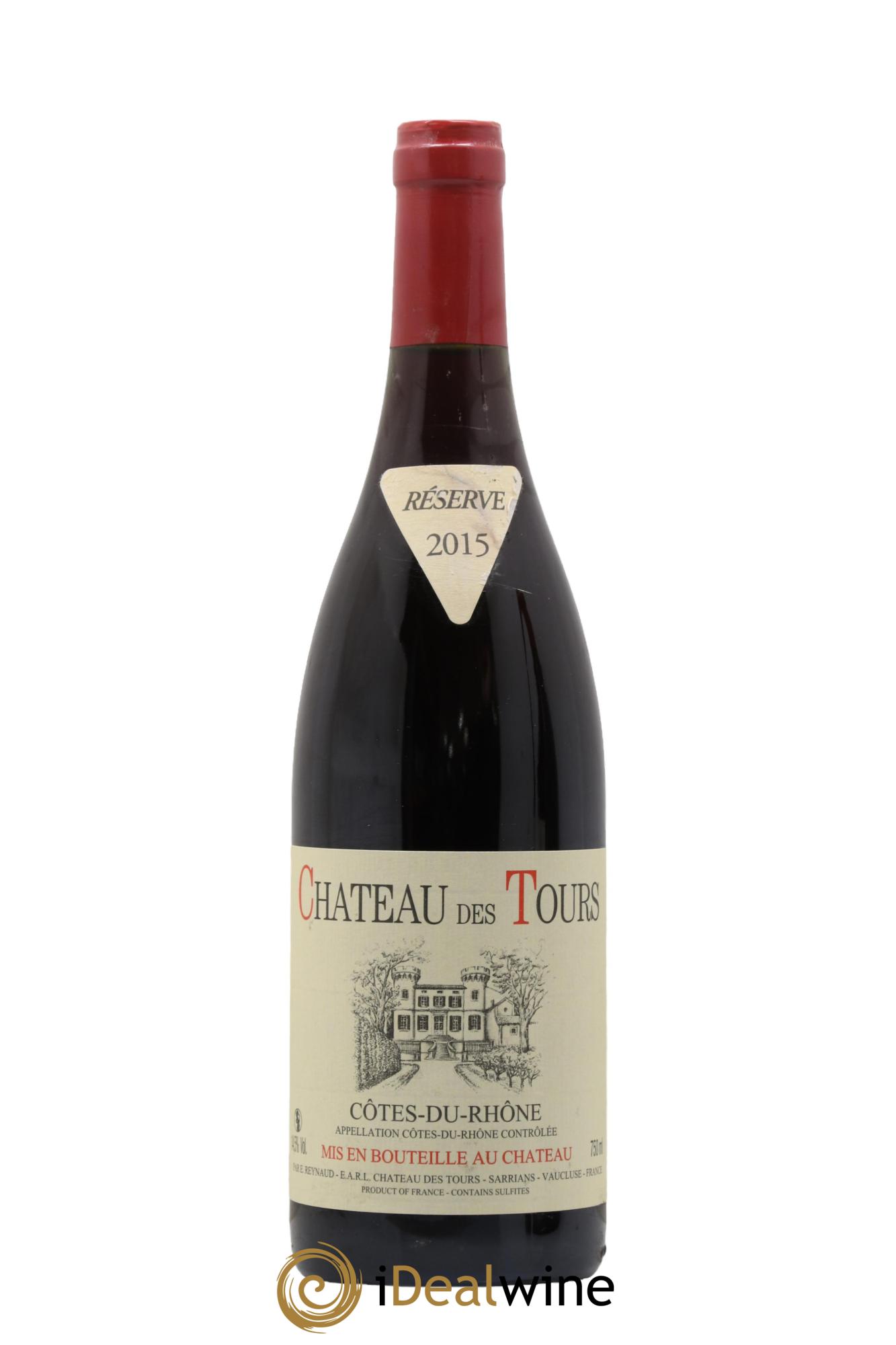 Côtes-du-Rhône Château des Tours Emmanuel Reynaud 2015 - Lot de 1 bouteille - 0