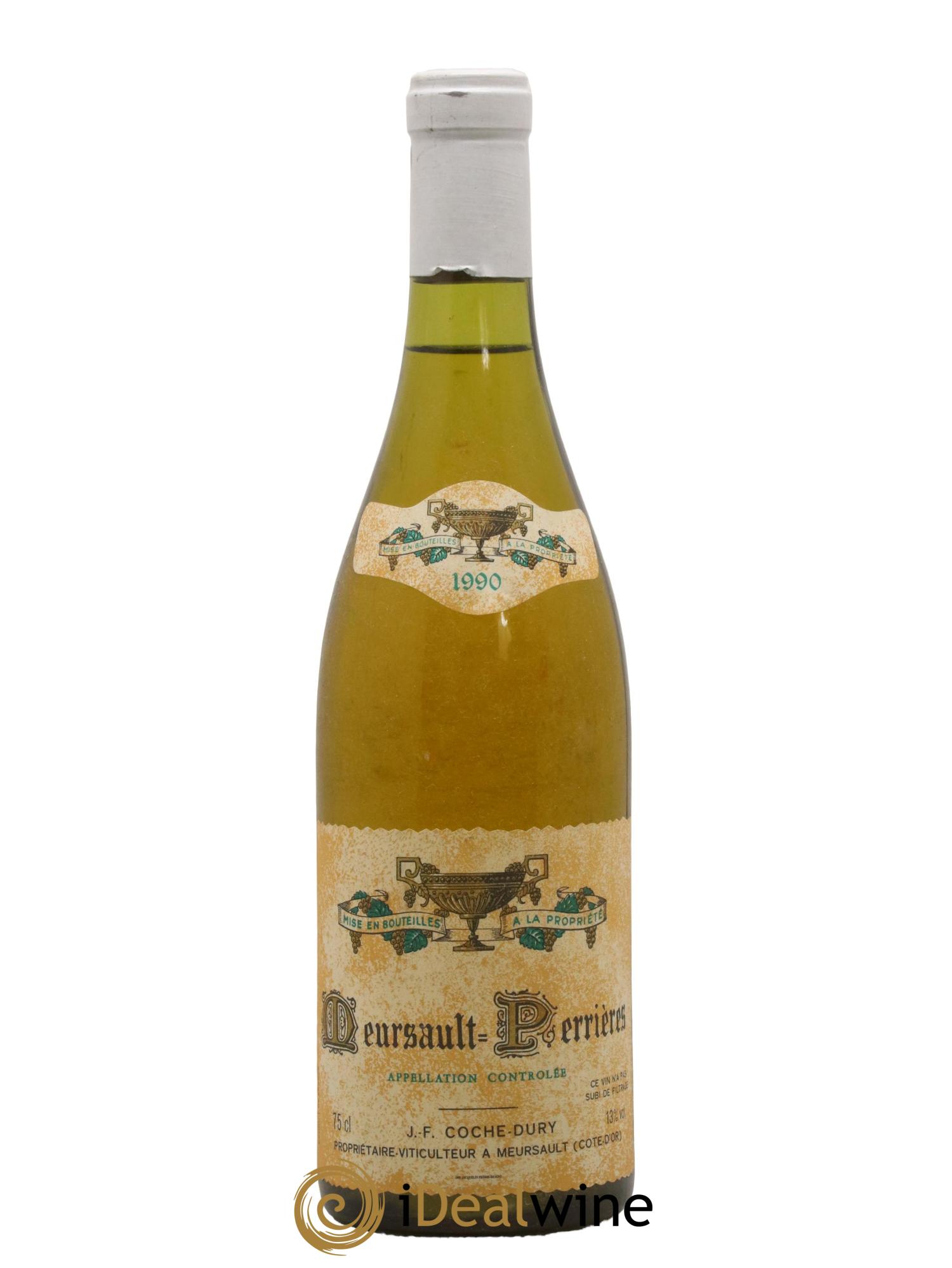 Meursault 1er Cru Perrières Coche Dury (Domaine) 1990 - Lot de 1 bouteille - 0