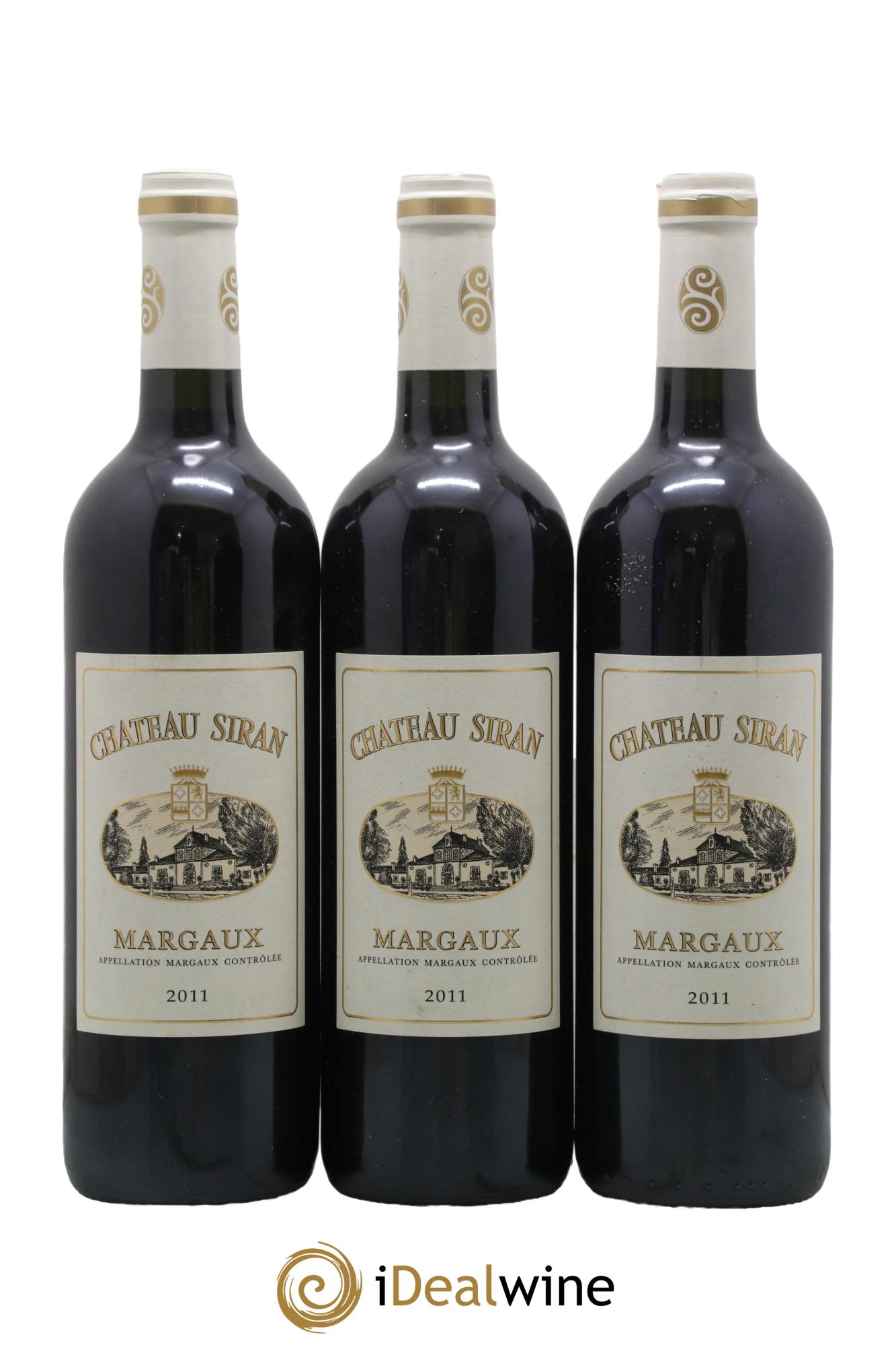 Château Siran 2011 - Lotto di 3 bottiglie - 0