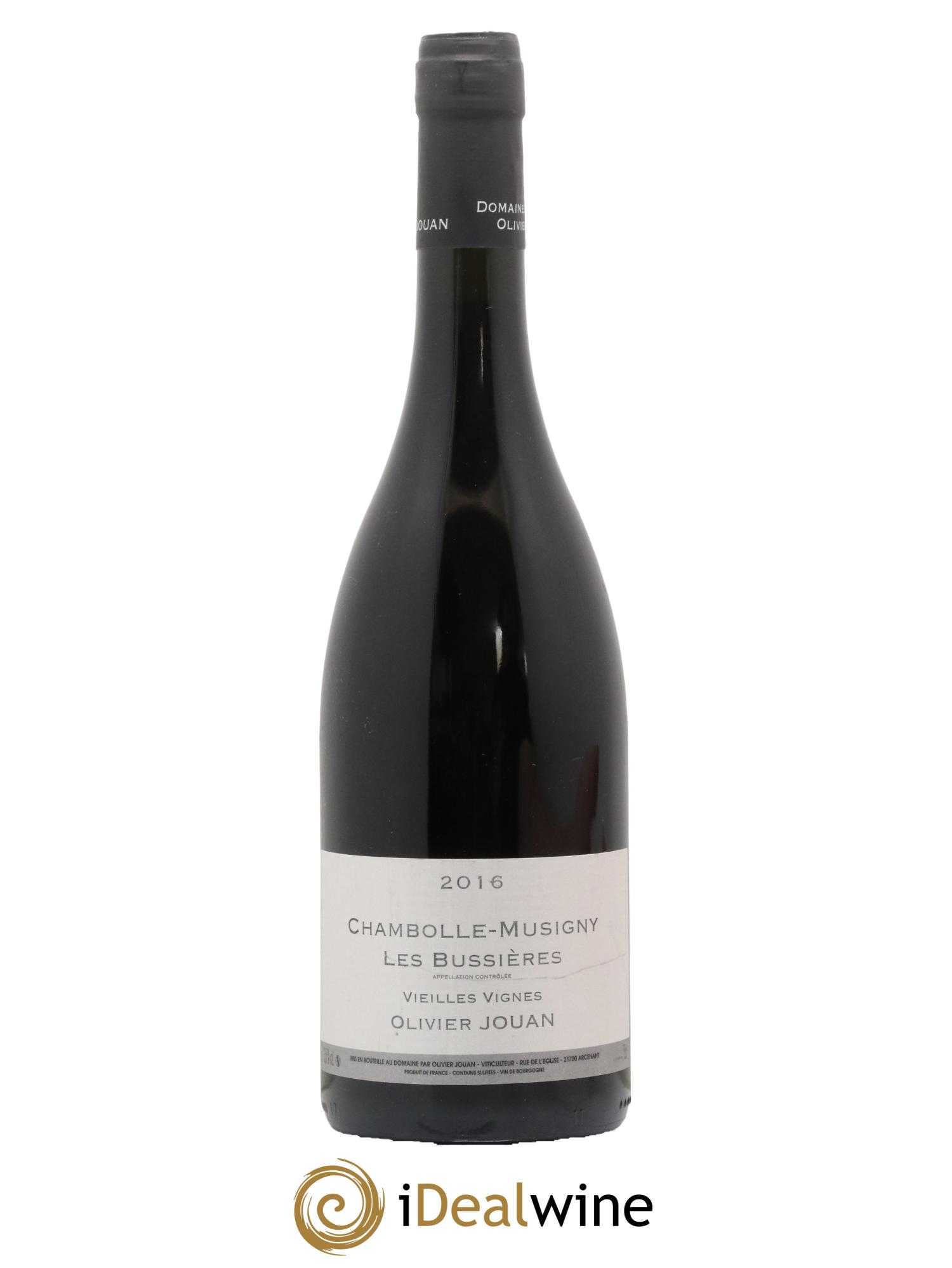 Chambolle-Musigny Les Bussieres Vieilles Vignes Domaine Olivier Jouan 2016 - Lot de 1 bouteille - 0