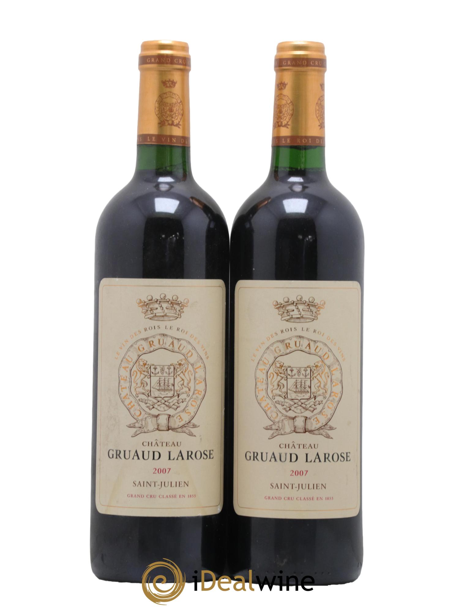 Château Gruaud Larose 2ème Grand Cru Classé 2007 - Lot de 2 bouteilles - 0