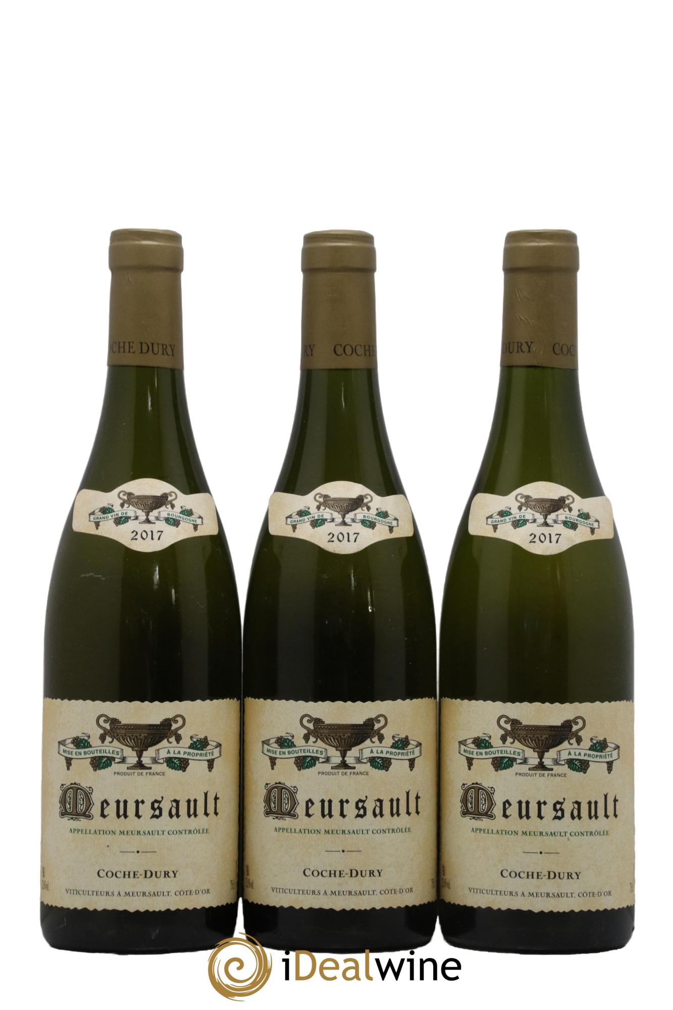 Meursault Coche Dury (Domaine) 2017 - Lot of 3 bottles - 0