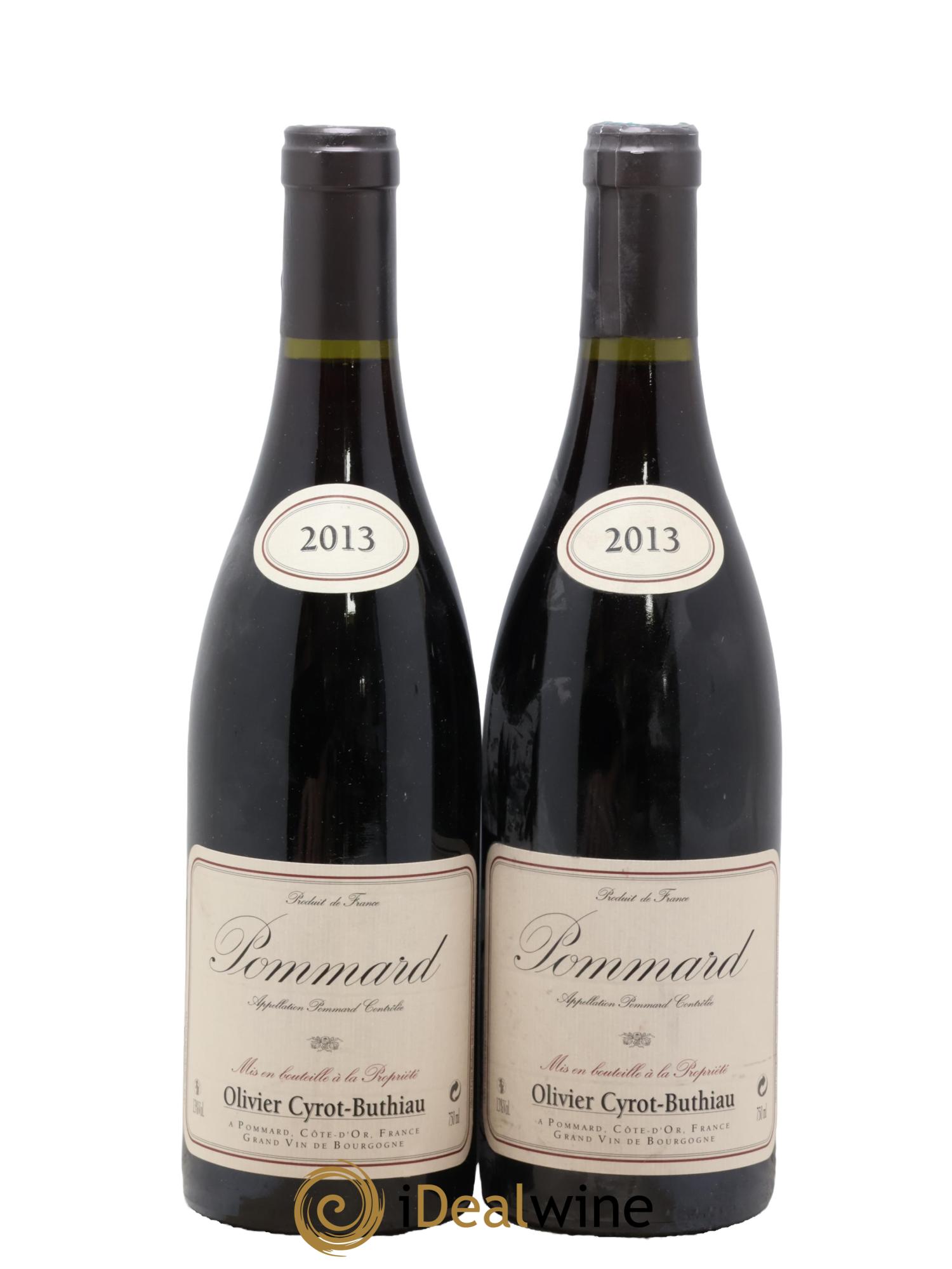 Pommard Cyrot-Buthiau 2013 - Posten von 2 Flaschen - 0