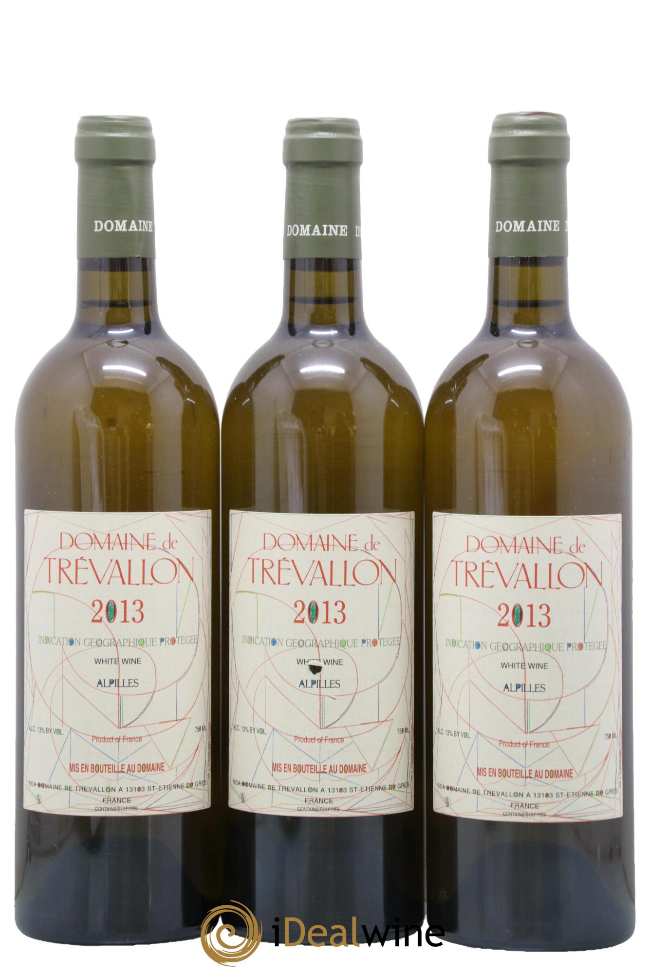 IGP Alpilles Trévallon (Domaine de) Eloi Dürrbach 2013 - Posten von 3 Flaschen - 0