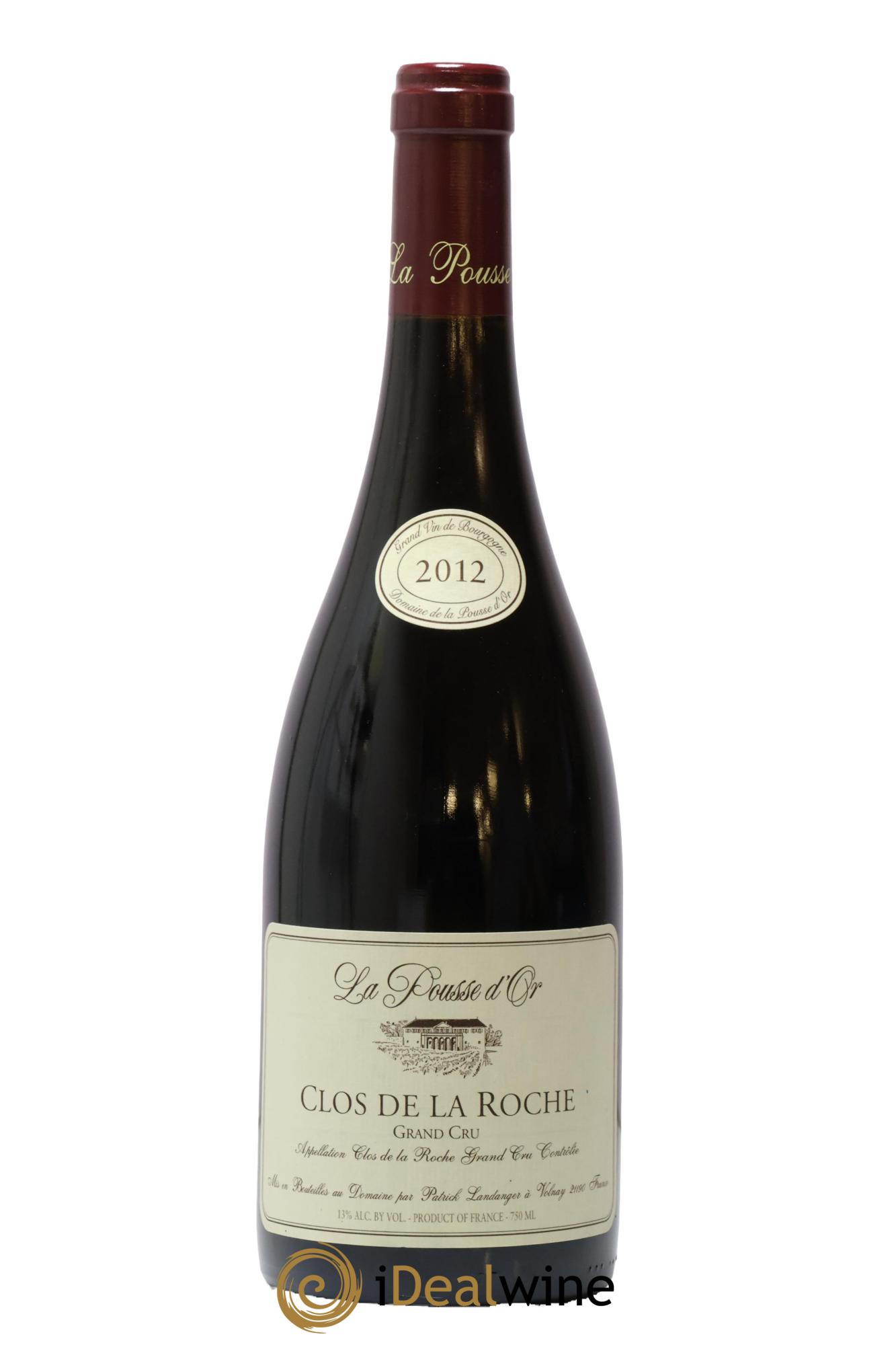 Clos de la Roche Grand Cru La Pousse d'Or (Domaine de) 2012 - Lot of 1 bottle - 0