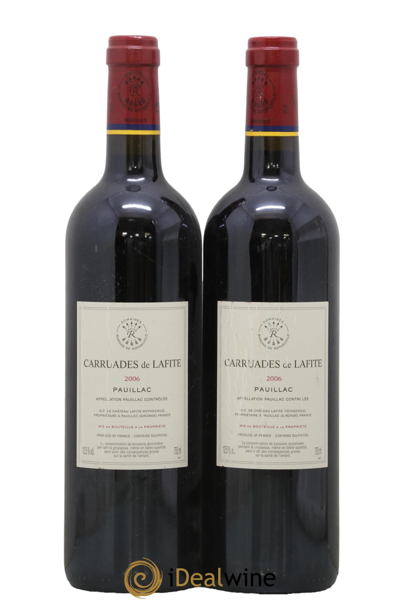 Carruades de Lafite Rothschild Second Vin 2006 - Lot of 2 bottles - 1
