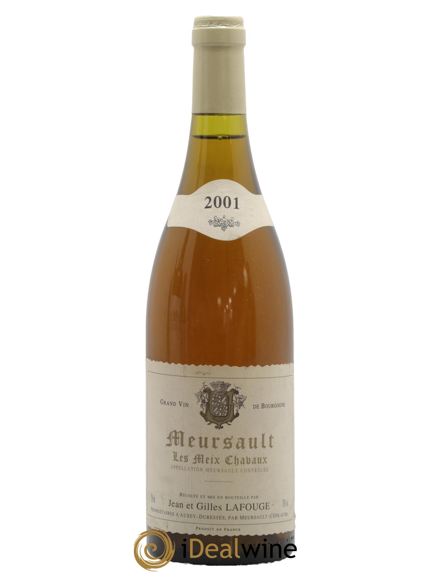 Meursault Les Meix Chavaux Jean et Gilles Lafouge 2001 - Lot of 1 bottle - 0