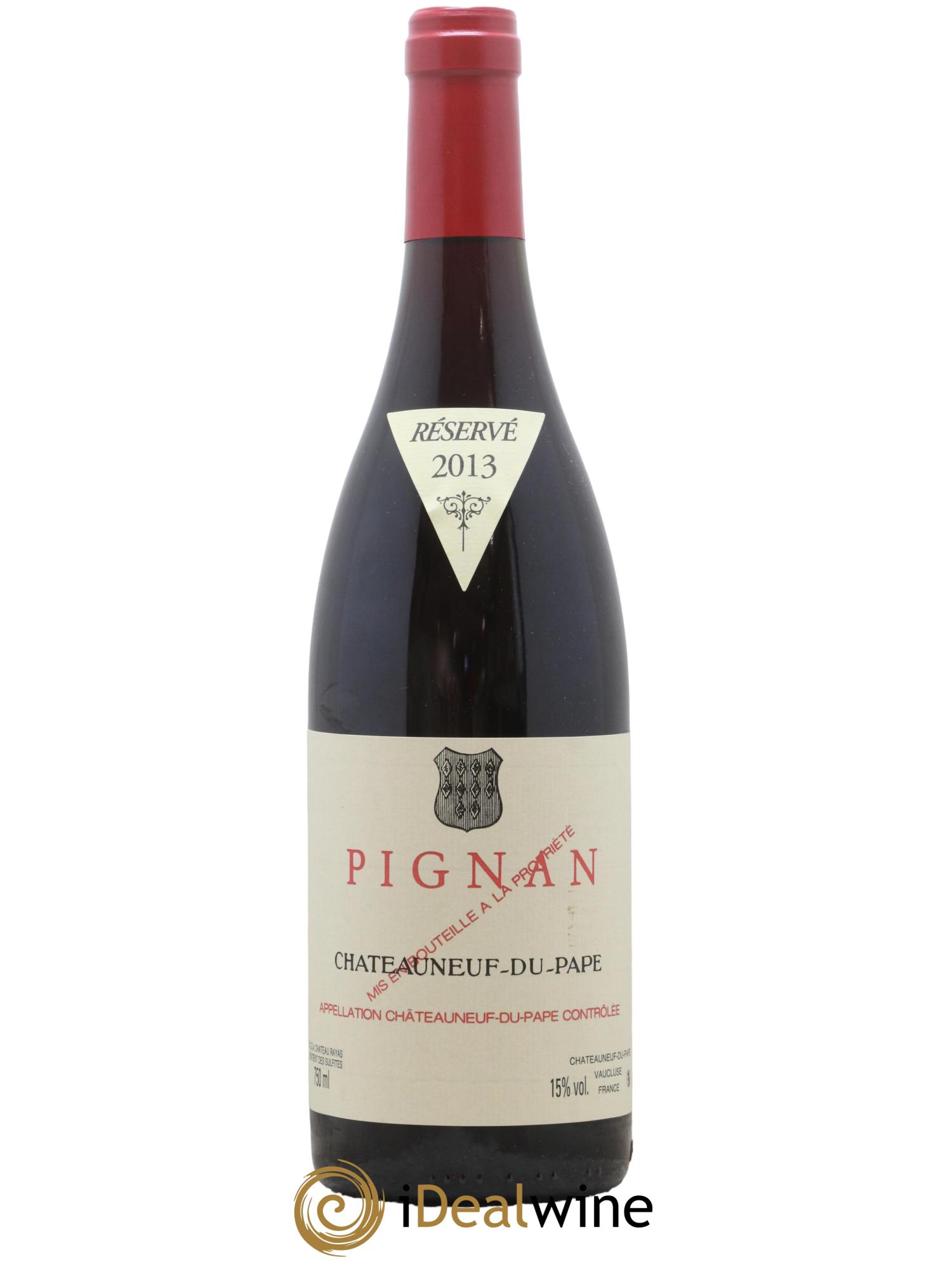 Châteauneuf-du-Pape Pignan Emmanuel Reynaud 2013 - Lot de 1 bouteille - 0