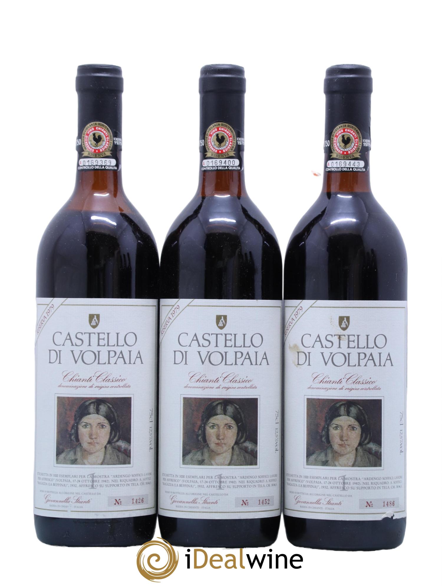 Chianti Classico DOCG Riserva Castello di Volpaia 1979 - Posten von 6 Flaschen - 1