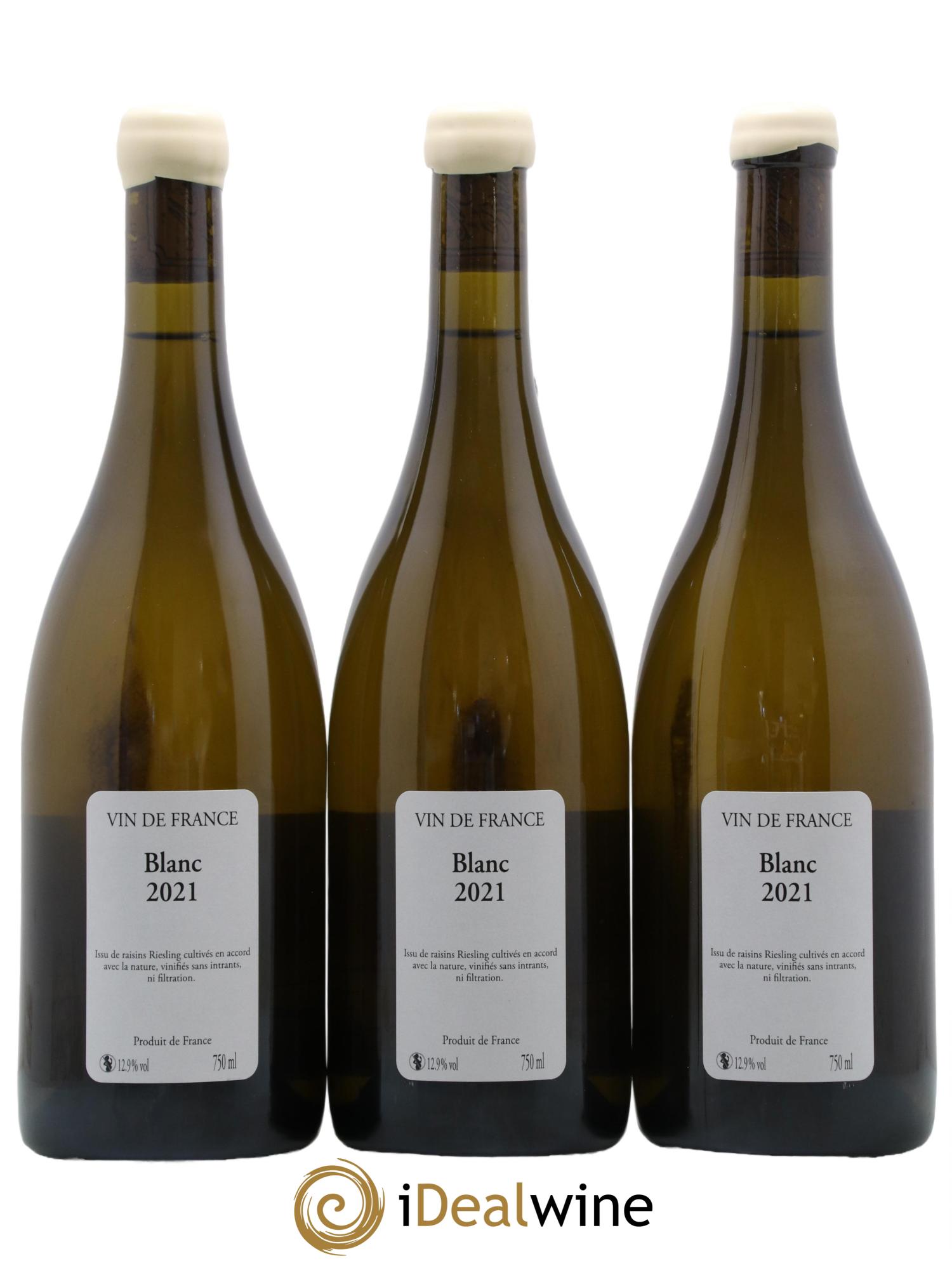Vin de France RTT Riesling Le Dos D Chat Fabrice Dodane 2021 - Posten von 3 Flaschen - 1