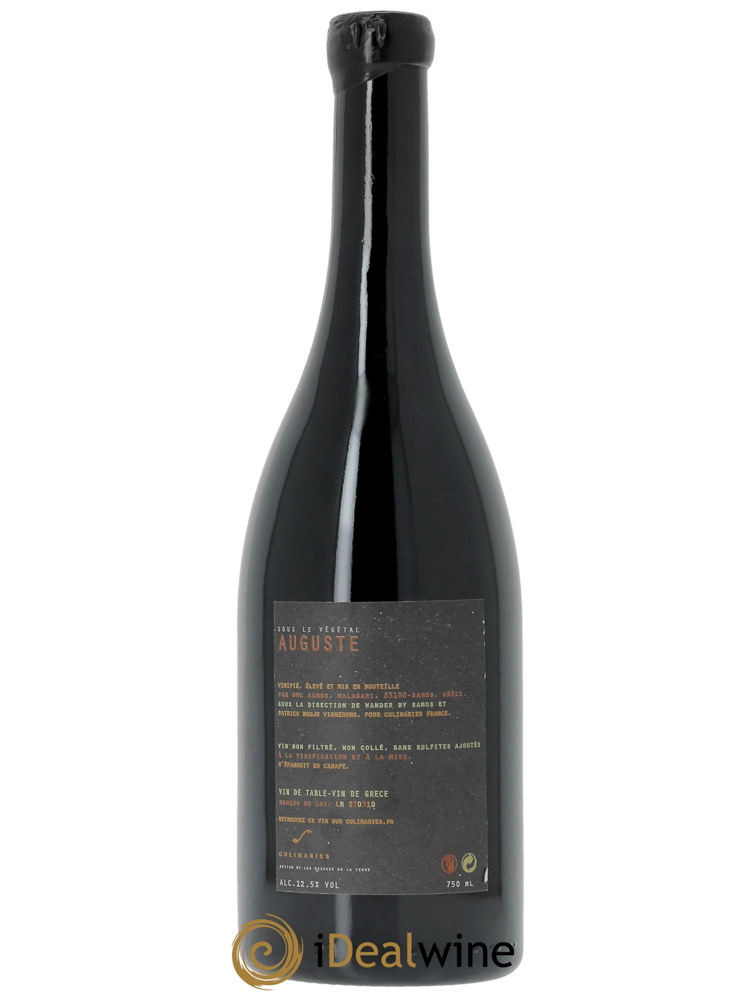 Vin des Cyclades Sous le Végétal Auguste  - Lot de 1 bouteille - 1
