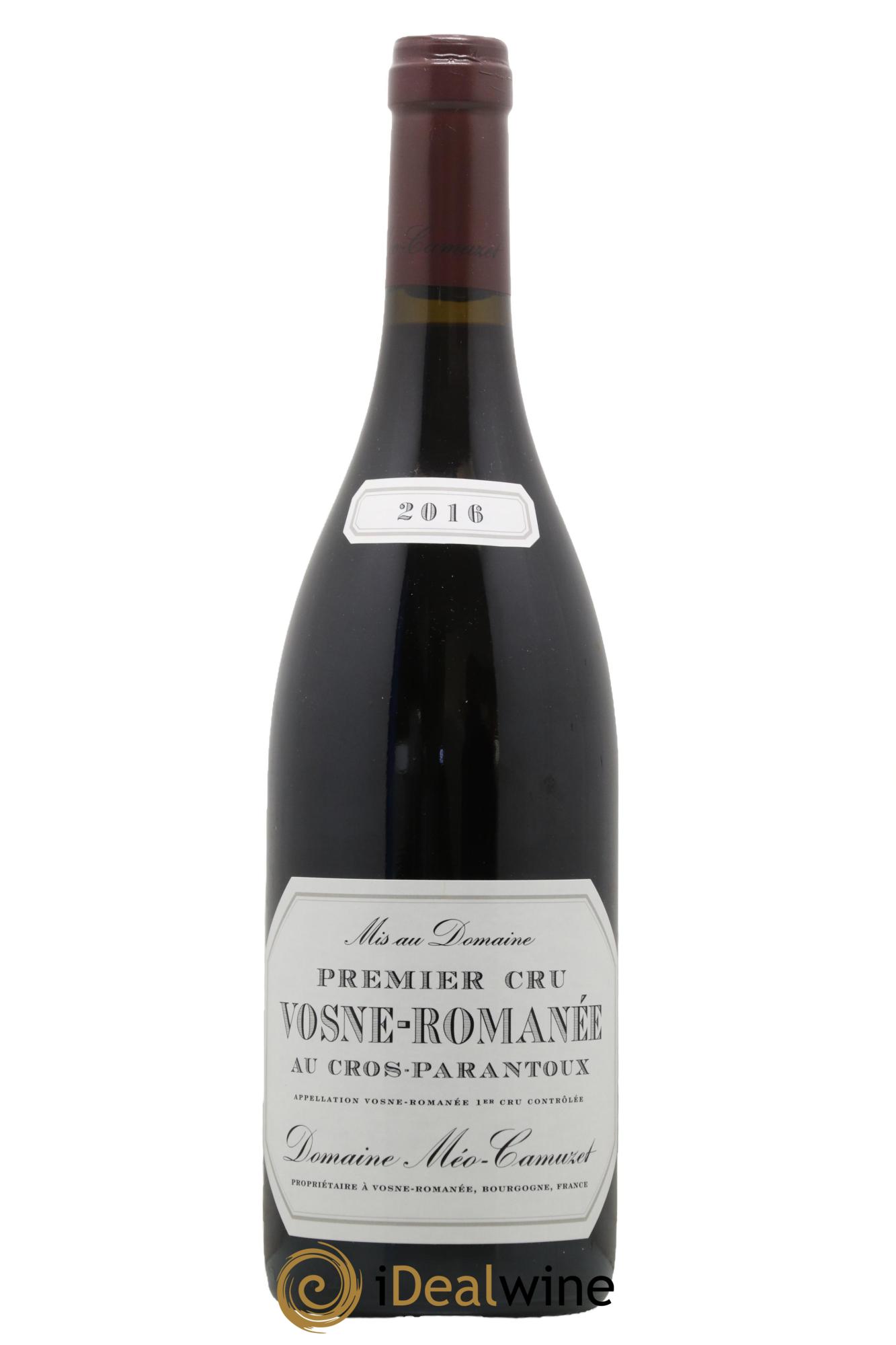 Vosne-Romanée 1er Cru Au Cros Parantoux Méo-Camuzet (Domaine) 2016 - Lot de 1 bouteille - 0