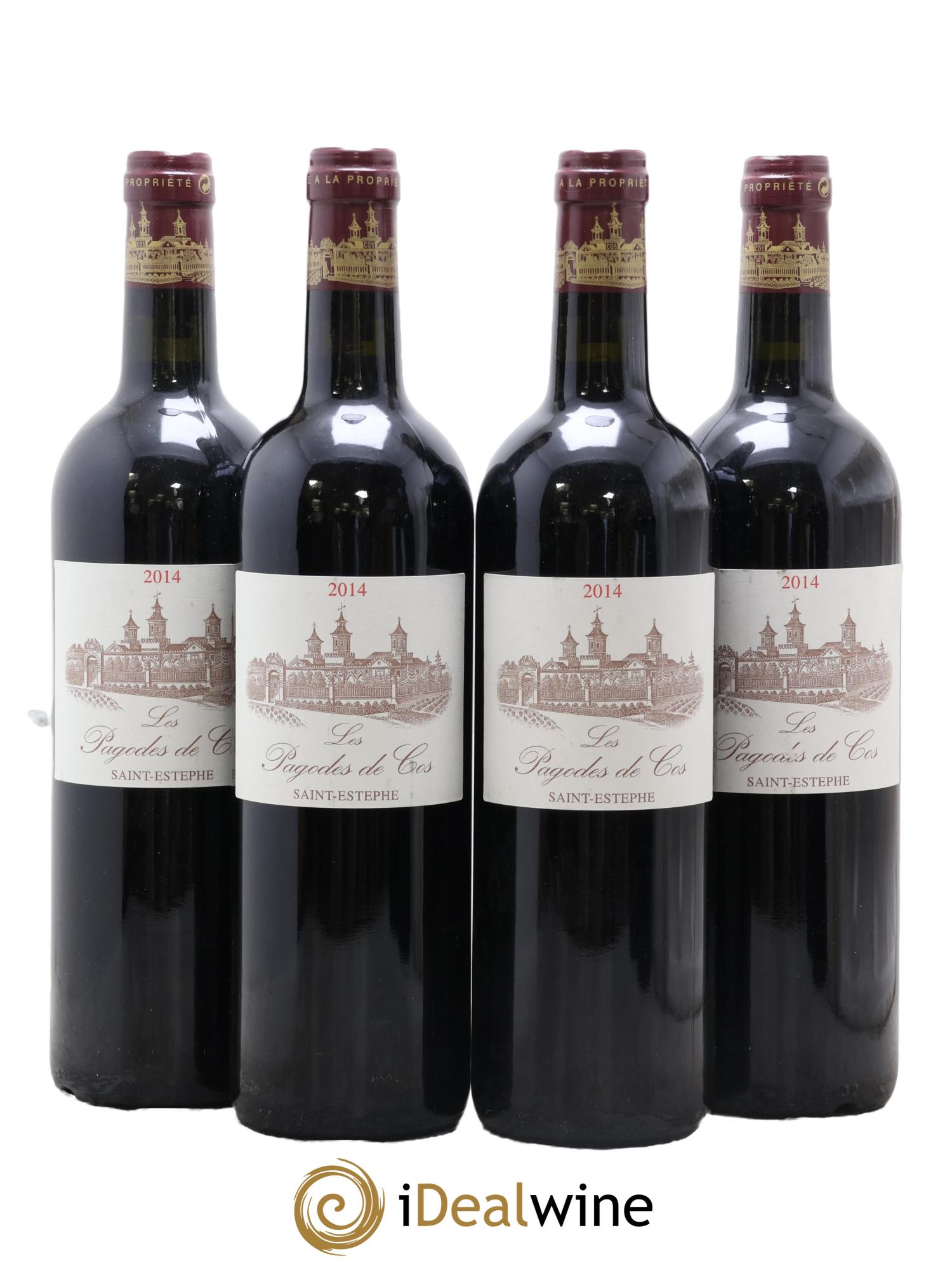 Les Pagodes de Cos Second Vin 2014 - Lot de 4 bouteilles - 0