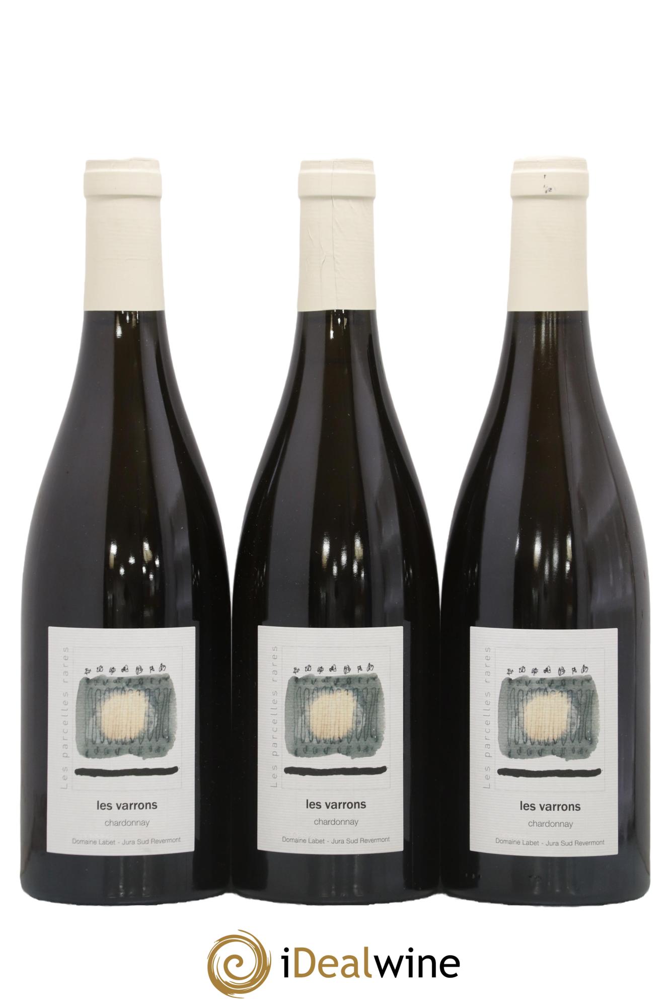 Côtes du Jura Chardonnay Les Varrons Romain - Julien - Charline Labet 2022 - Lot de 3 bouteilles - 0