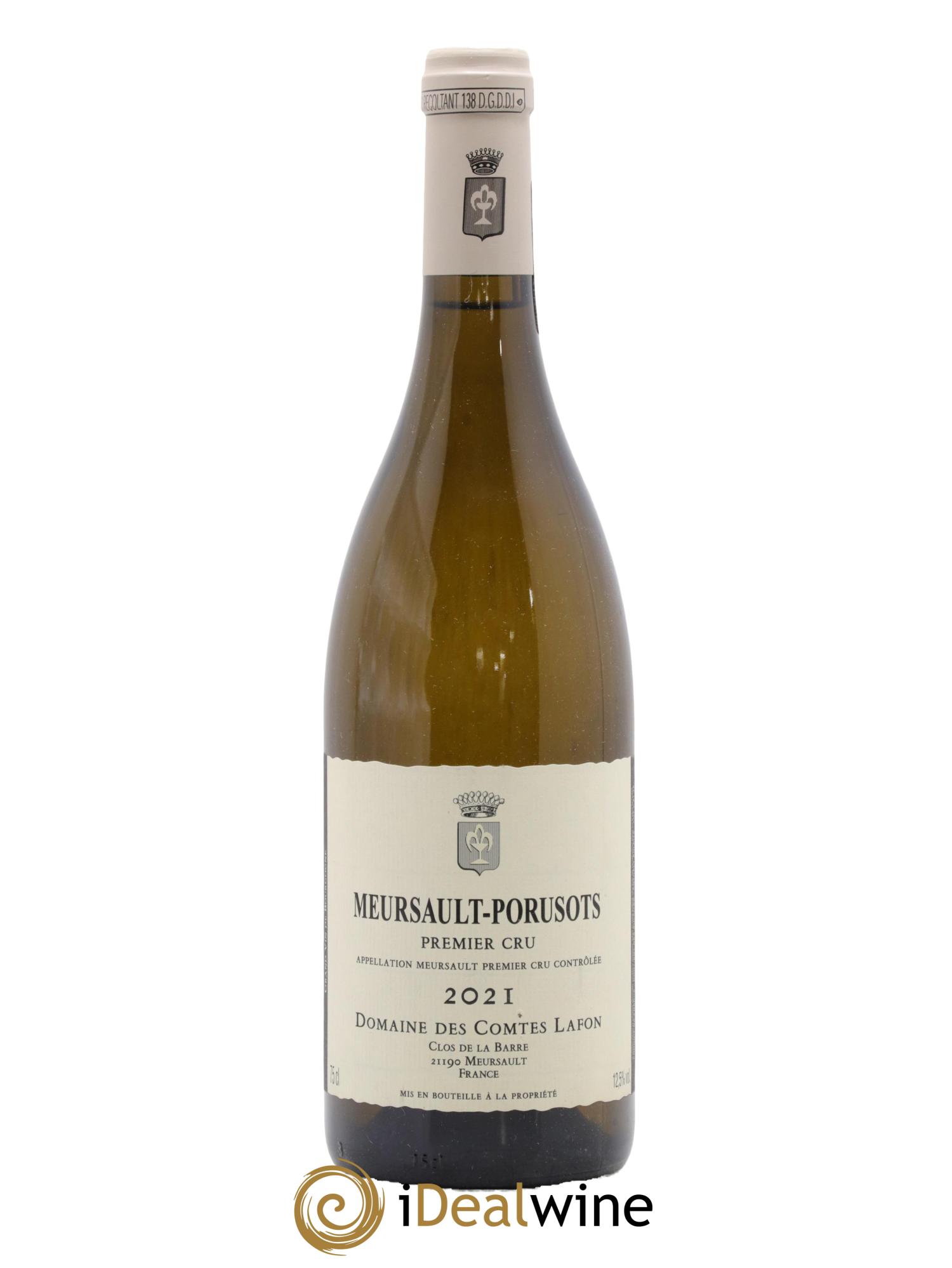 Meursault 1er Cru Porusots Comtes Lafon (Domaine des) 2021 - Lot de 1 bouteille - 0