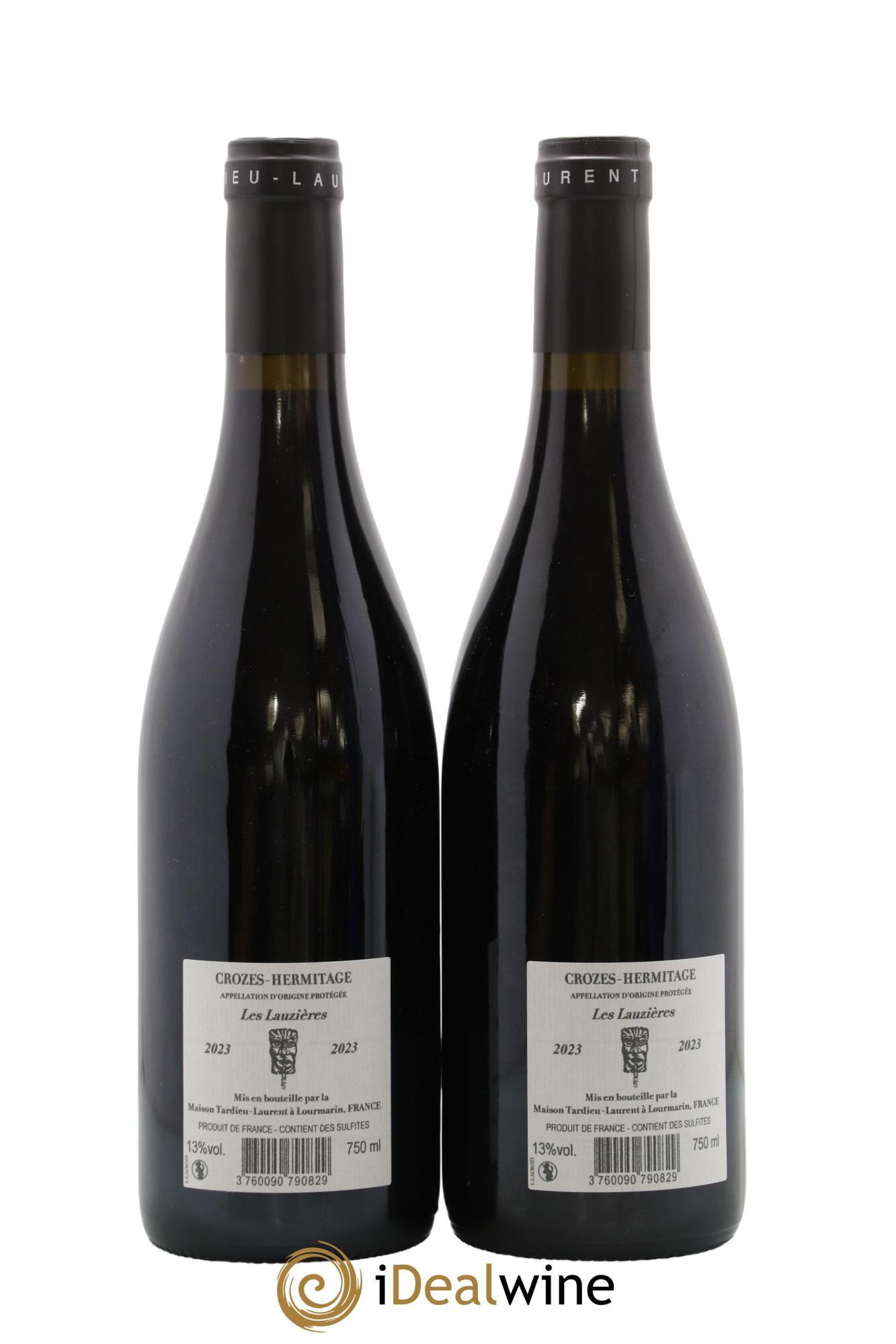 Crozes-Hermitage Lauzières Tardieu Laurent 2023 - Lot de 2 bouteilles - 1