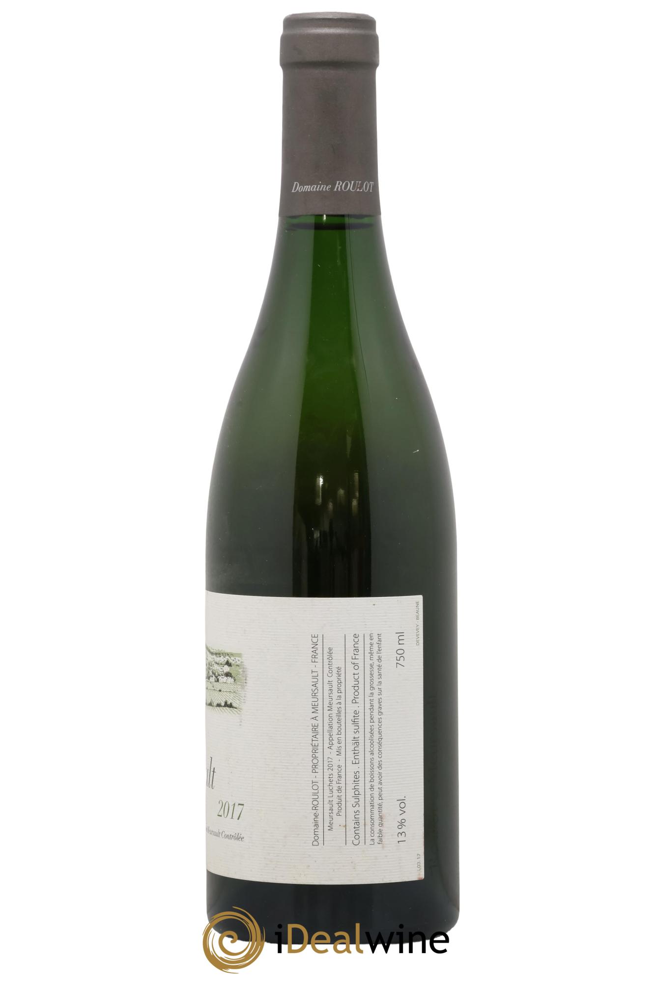 Meursault Luchets Roulot (Domaine) 2017 - Lot of 1 bottle - 1