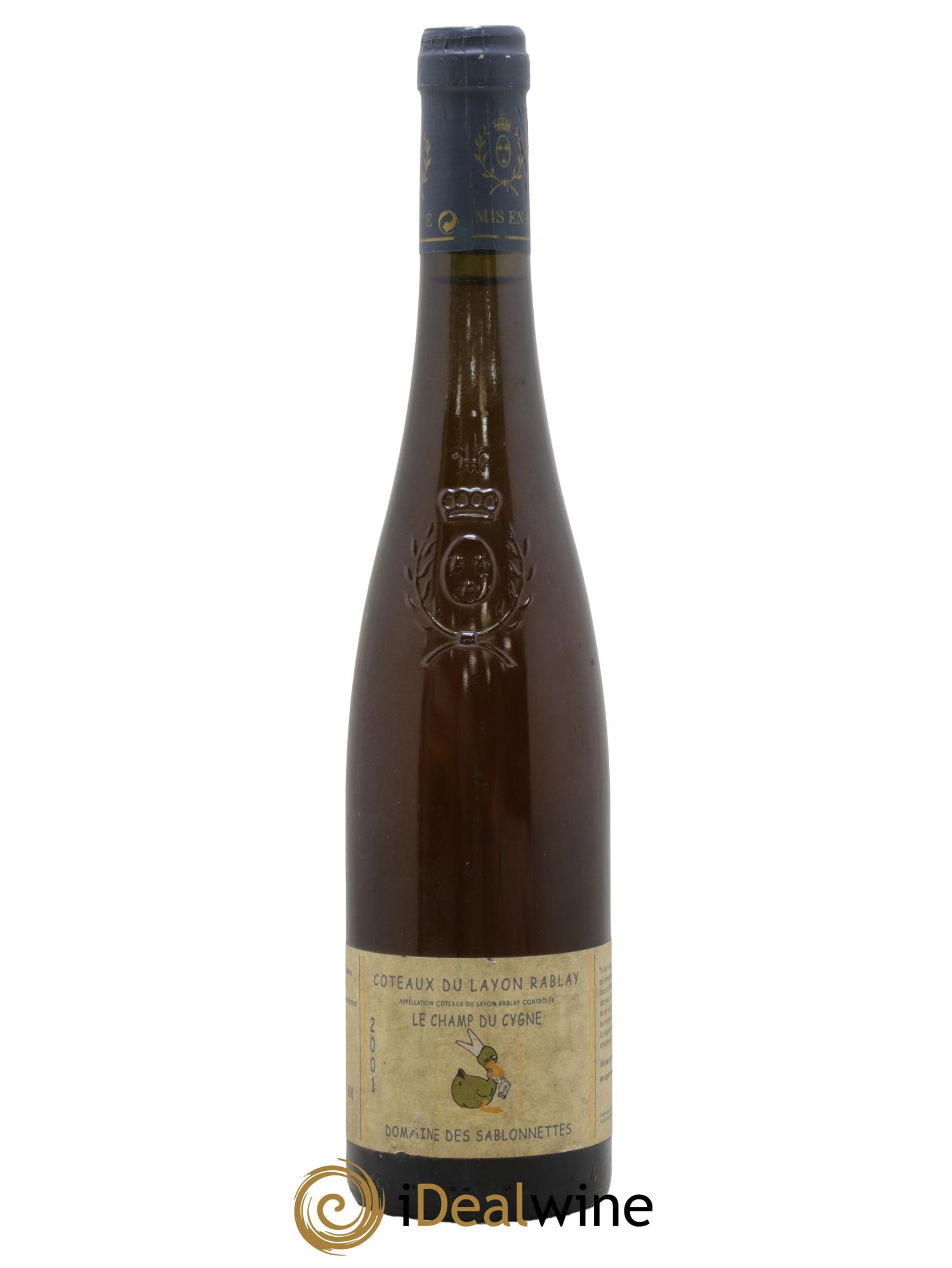 Coteaux du Layon Le Champ Du Cygne Domaine Des Sablonnettes Menard 2001 - Lot de 1 format 50cl - 0