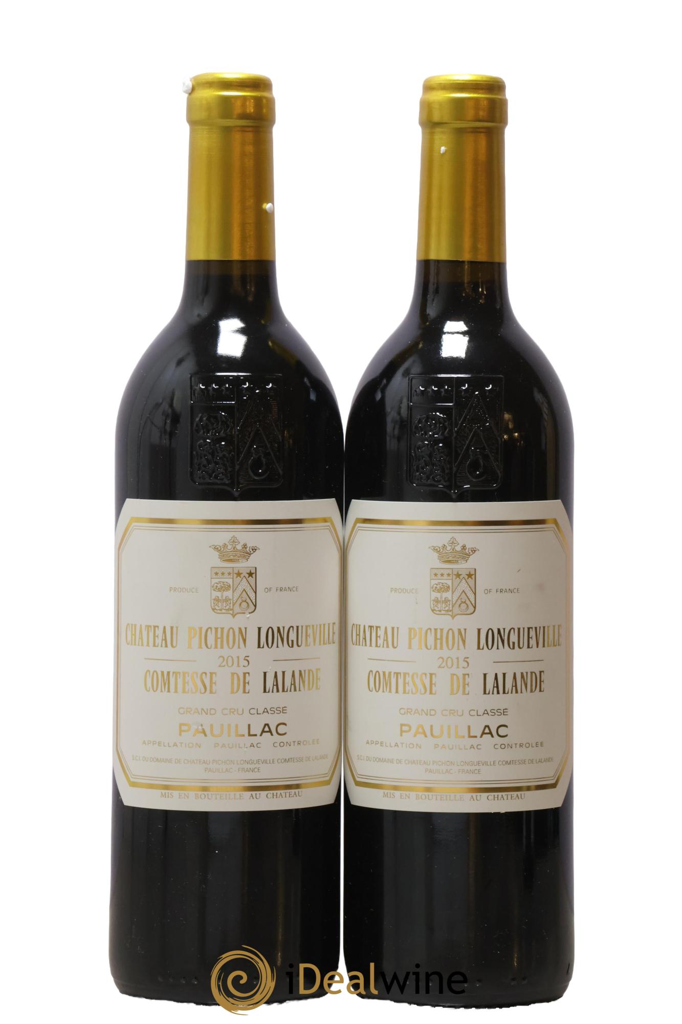 Château Pichon Longueville Comtesse de Lalande 2ème Grand Cru Classé 2015 - Lot de 2 bouteilles - 0