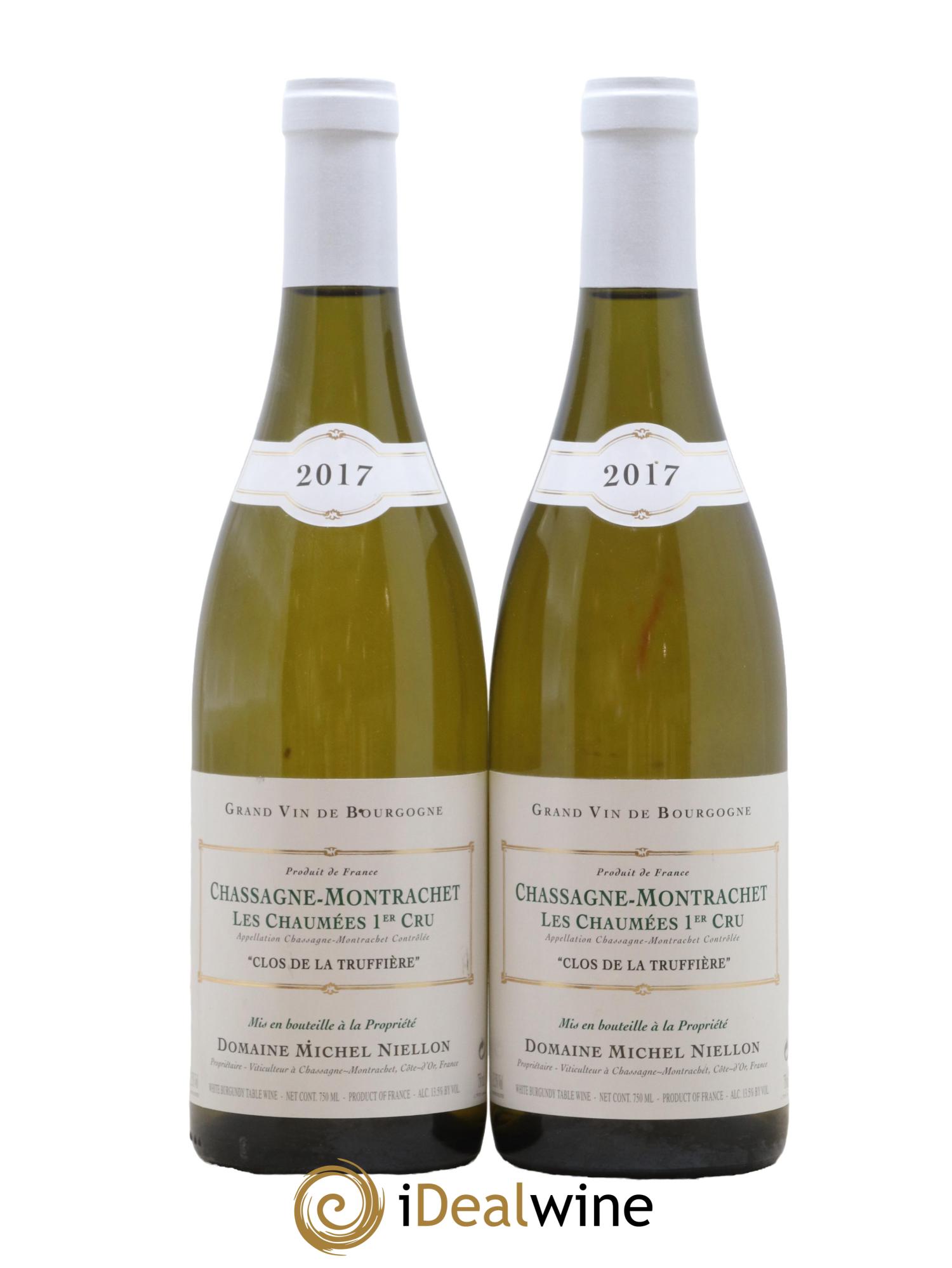 Chassagne-Montrachet 1er Cru Les Chaumées Clos de la Truffière Michel Niellon (Domaine) 2017 - Lot de 2 bouteilles - 0
