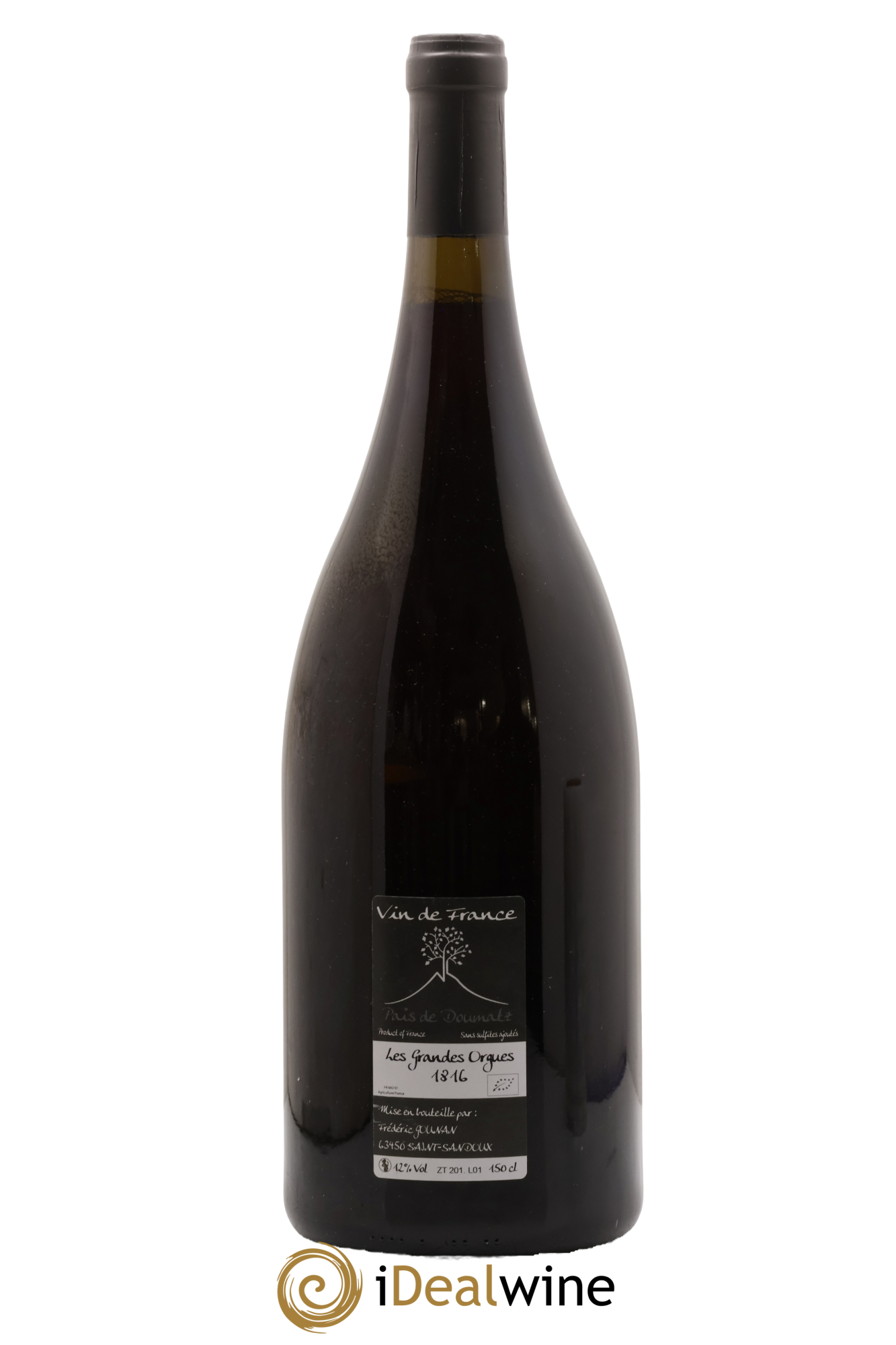 Vin de France Les Grandes Orgues Vignoble de l'Arbre Blanc 2016 - Lot of 1 magnum - 1