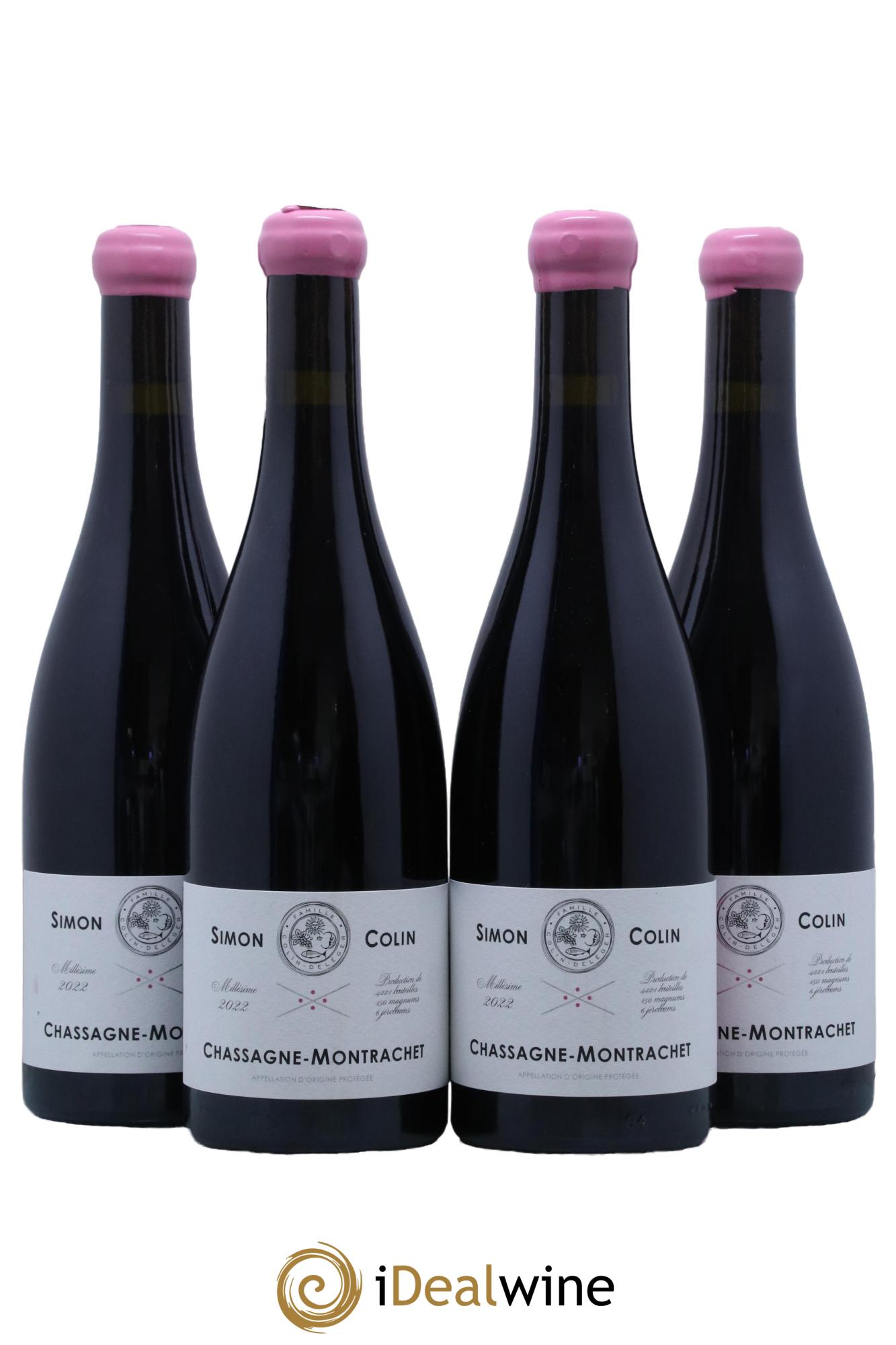Chassagne-Montrachet Simon Colin 2022 - Lot de 4 bouteilles - 0