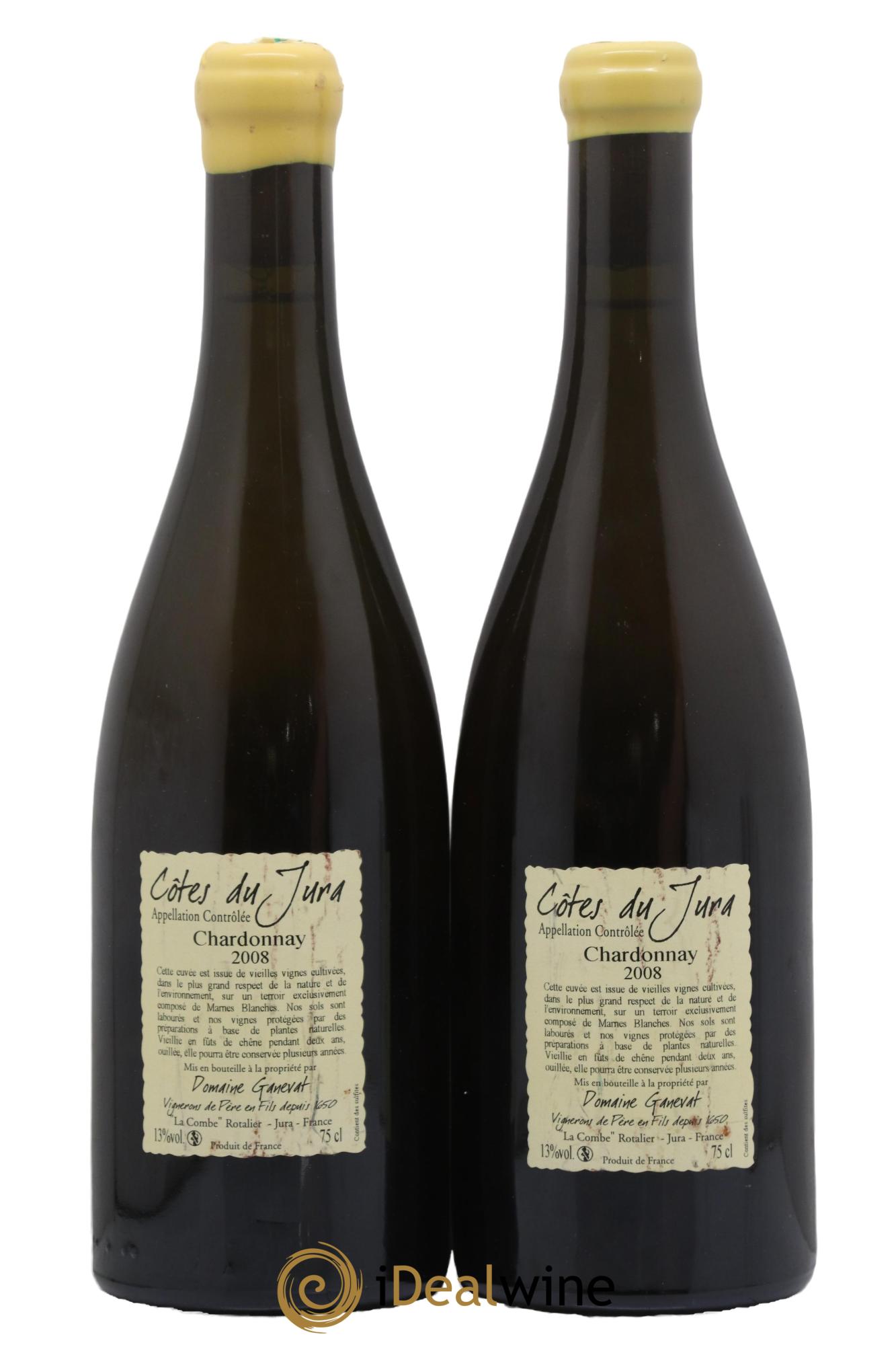 Côtes du Jura Les Grands Teppes Vieilles Vignes Jean-François Ganevat (Domaine) 2008 - Posten von 2 Flaschen - 1