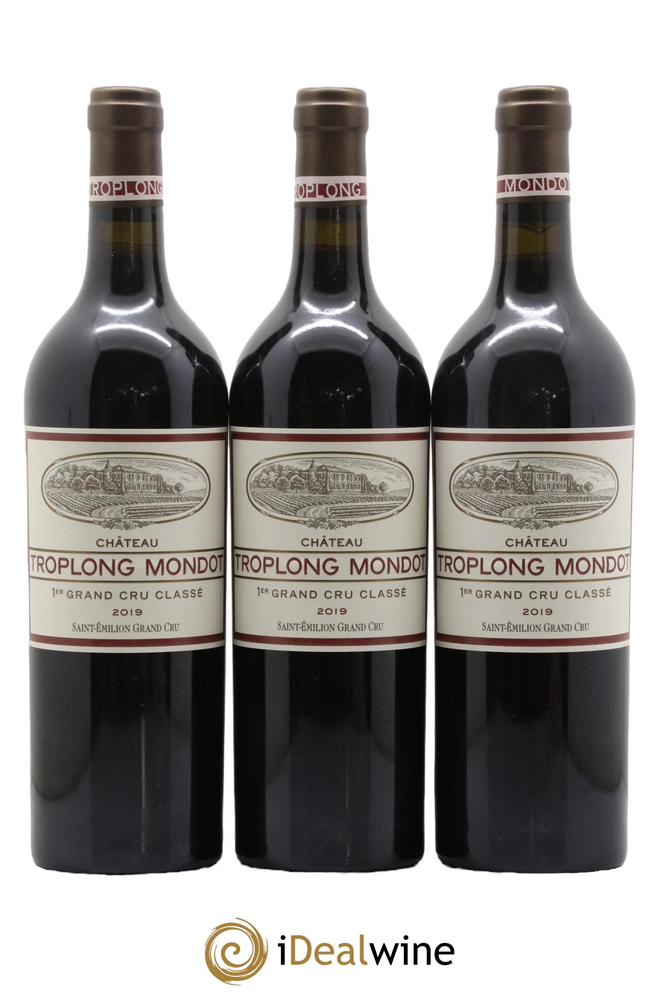 Château Troplong Mondot 1er Grand Cru Classé B 2019 - Lotto di 6 bottiglie - 2