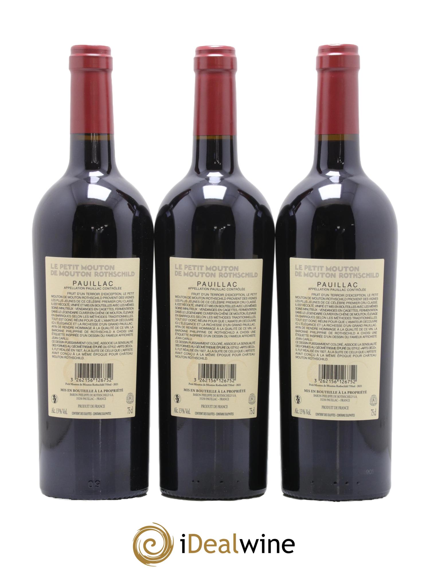 Petit Mouton Second Vin 2021 - Lot de 6 bouteilles - 4