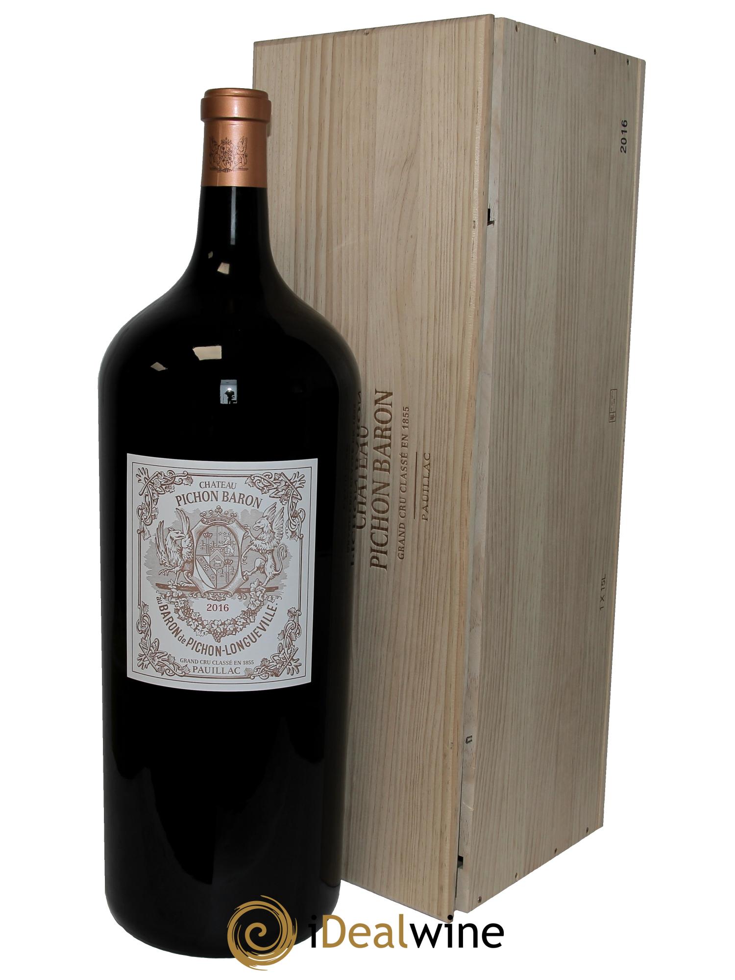 Pichon Longueville Baron 2ème Grand Cru Classé 2016 - Lotto di 1 nabuchodonosor - 2