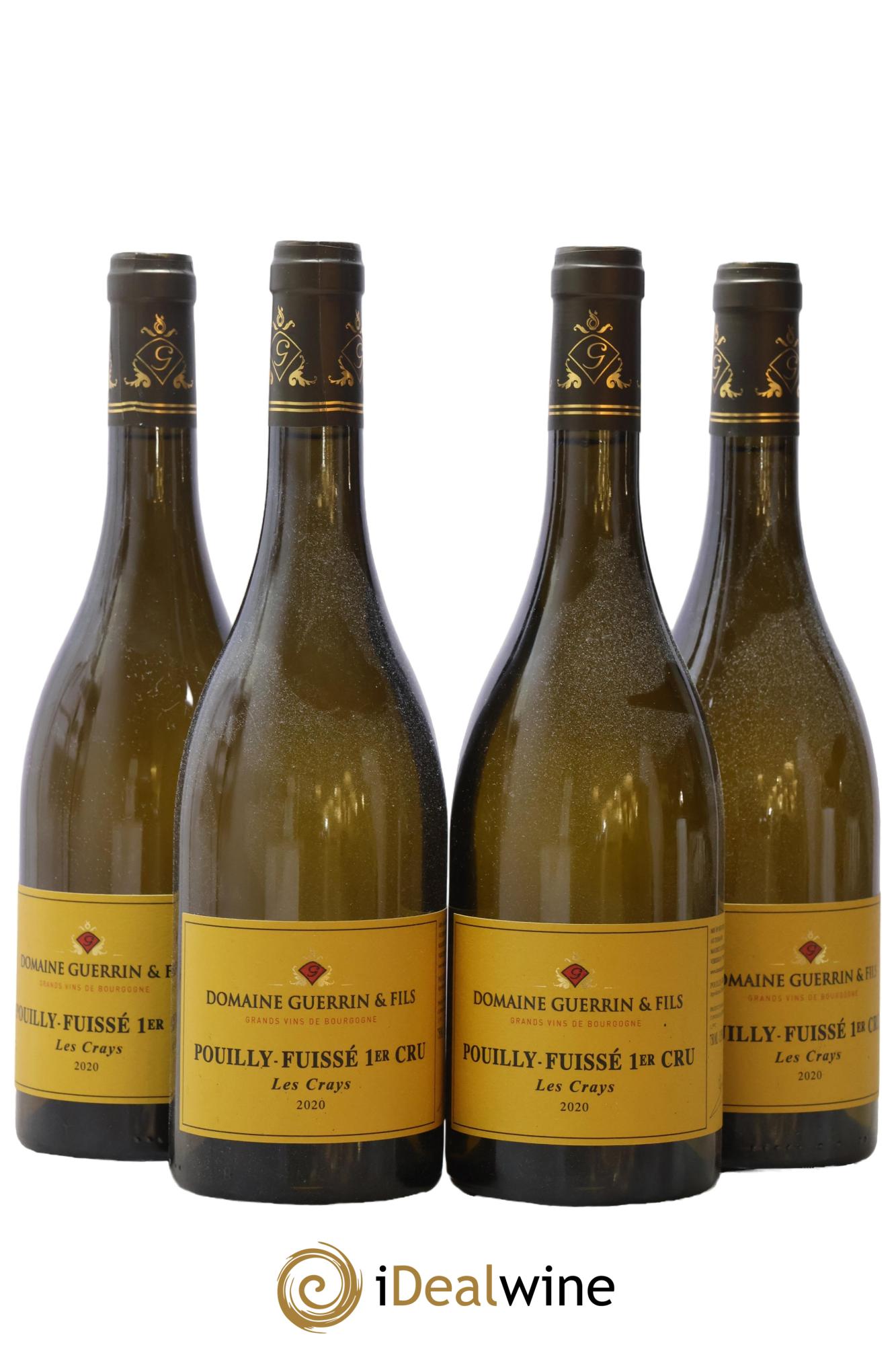 Pouilly-Fuissé 1er cru Les Crays Guerrin 2020 - Lot of 4 bottles - 0
