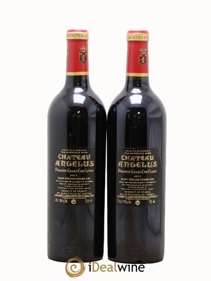 Château Angélus 1er Grand Cru Classé A 2011 - Lot of 2 bottles - 1