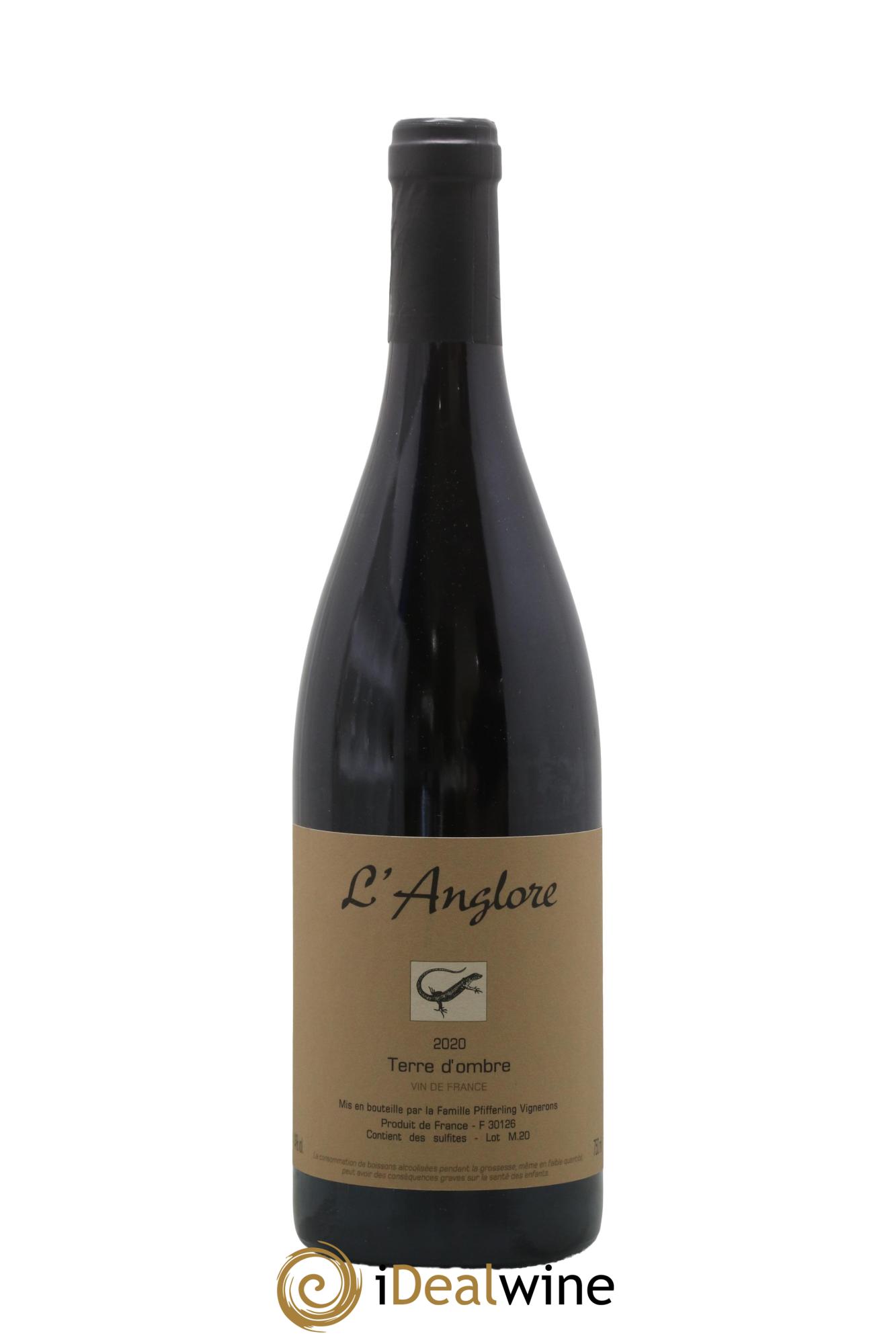Vin de France Terre d'Ombre L'Anglore 2020 - Lotto di 1 bottiglia - 0