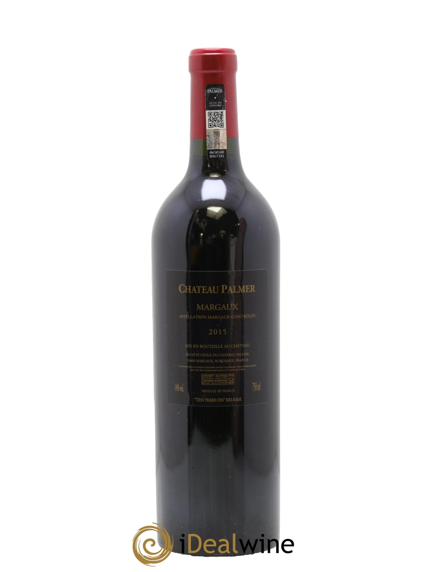 Château Palmer 3ème Grand Cru Classé 2015 - Posten von 1 Flasche - 2