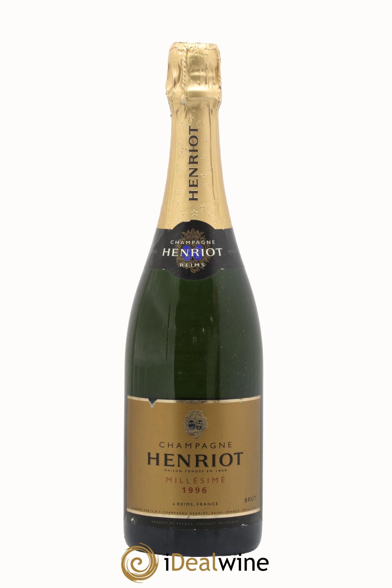 Brut Millésimé Henriot 1996 - Posten von 1 Flasche - 0