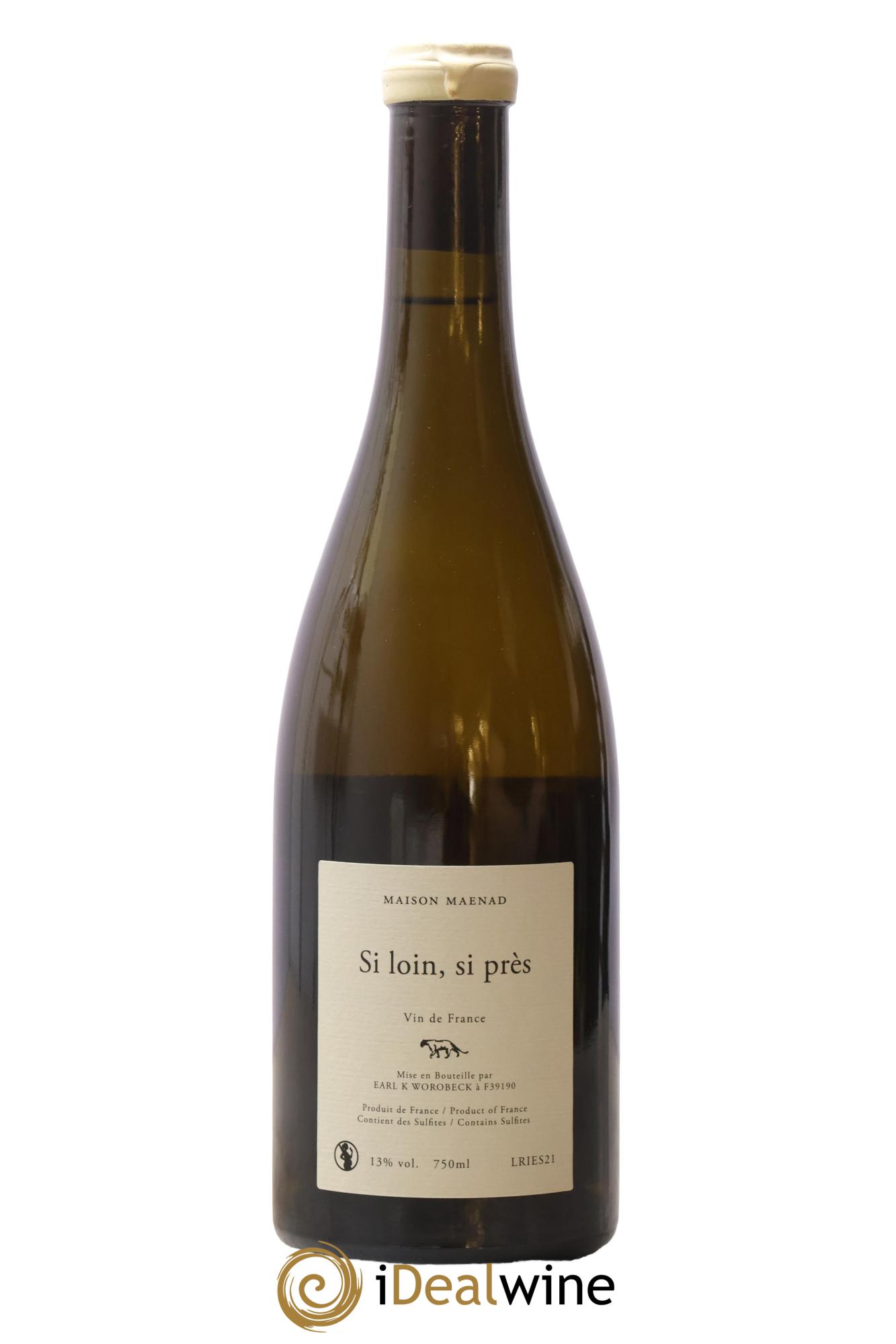 Vin de France Si Loin Si Près Katie Worobeck Maison Maenad 2021 - Lot of 1 bottle - 1