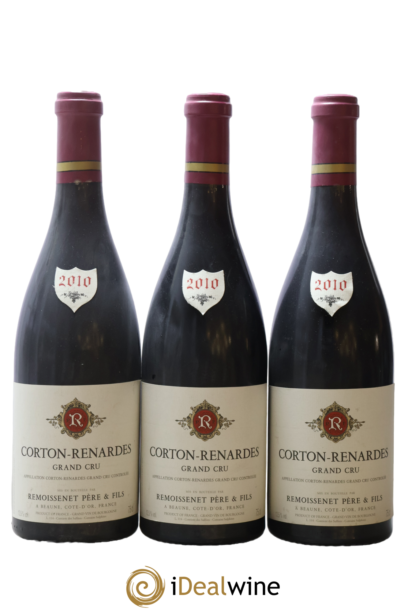 Corton Grand Cru Renardes Remoissenet Père et Fils 2010 - Posten von 3 Flaschen - 0