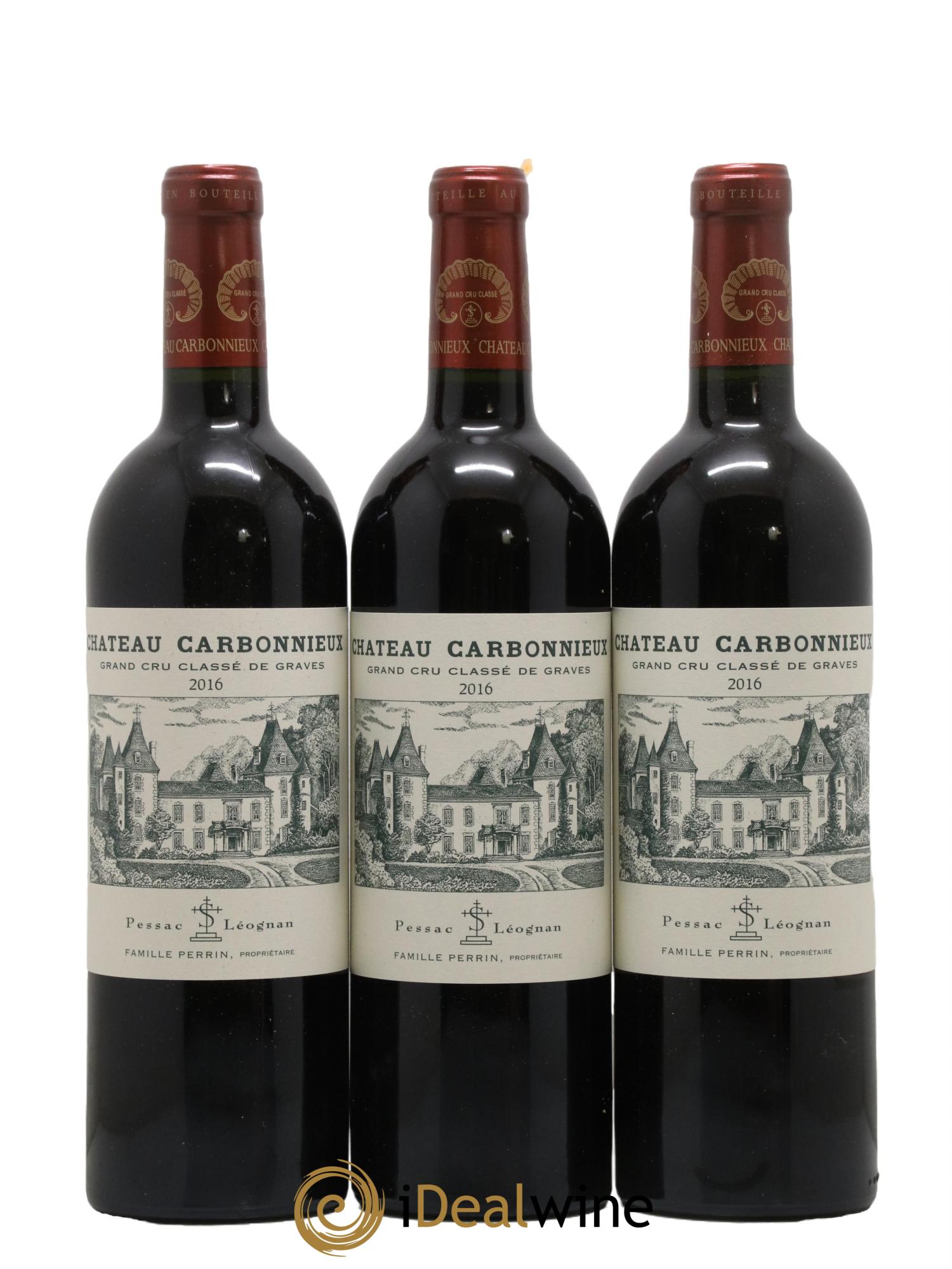 Château Carbonnieux Cru Classé de Graves 2016 - Lot de 6 bouteilles - 1