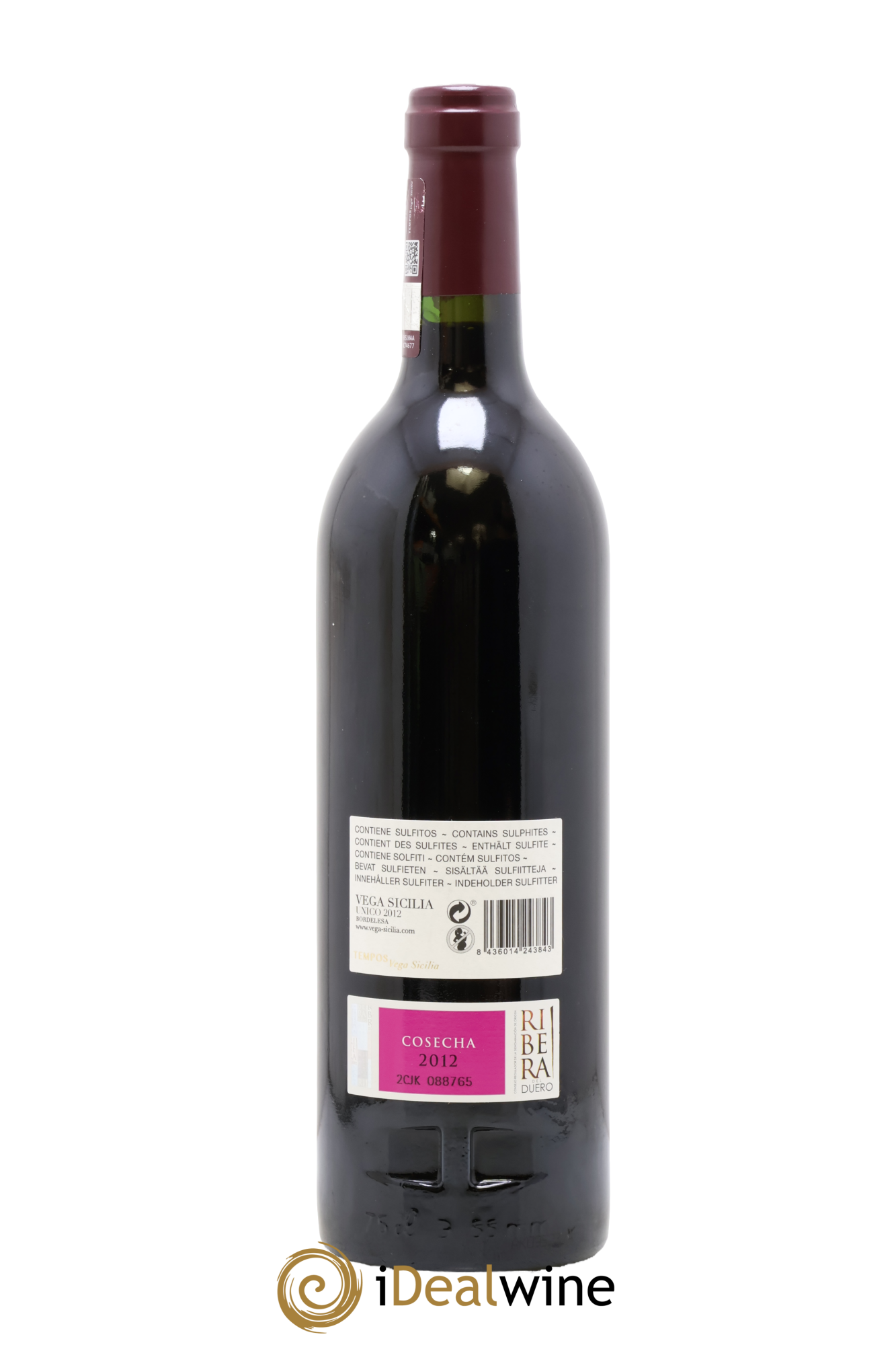 Ribera Del Duero DO Vega Sicilia Unico Famille Alvarez 2012 - Lot of 1 bottle - 1