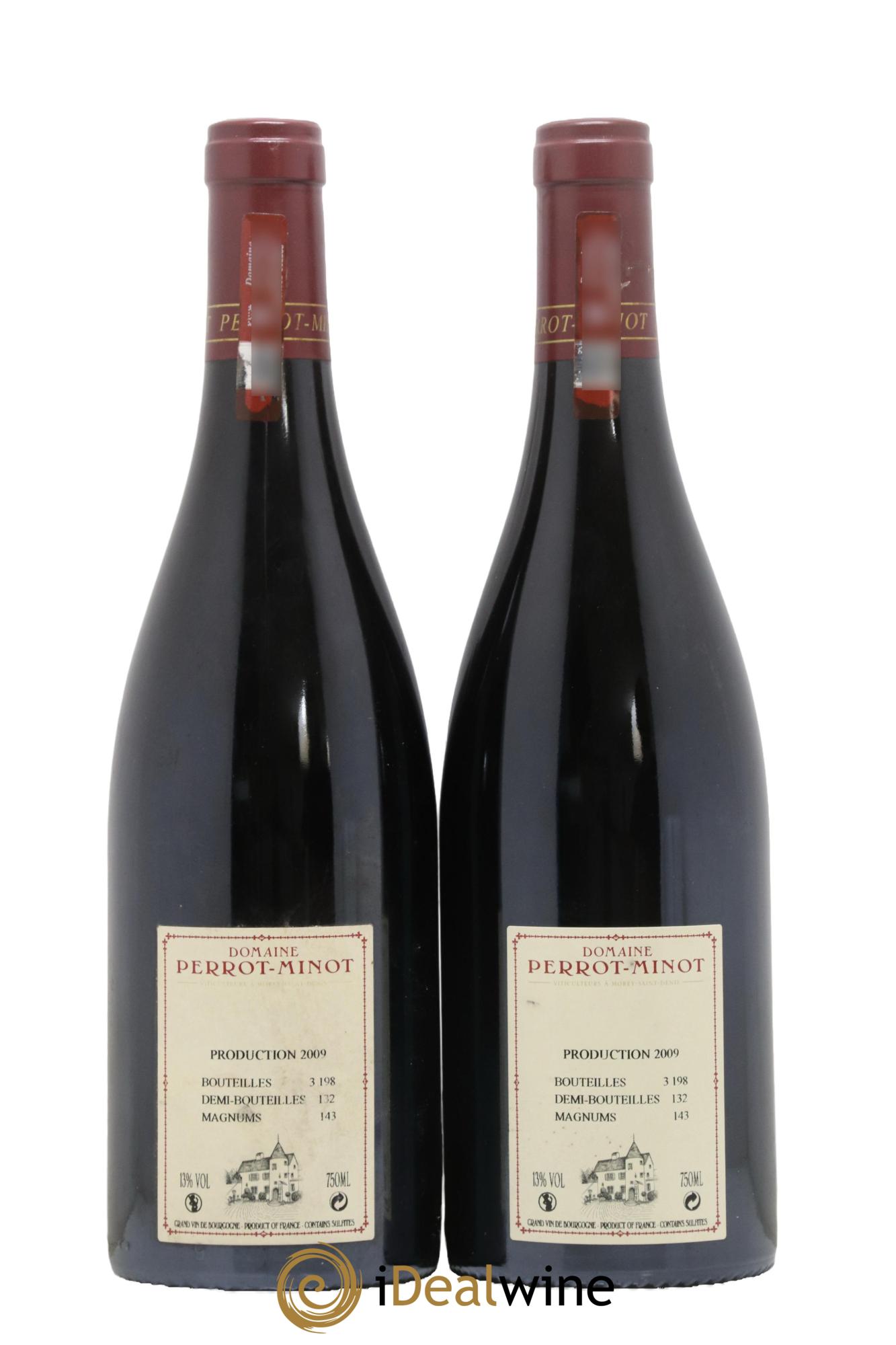 Nuits-Saint-Georges 1er Cru La Richemone Vieilles Vignes Perrot-Minot 2009 - Posten von 2 Flaschen - 1