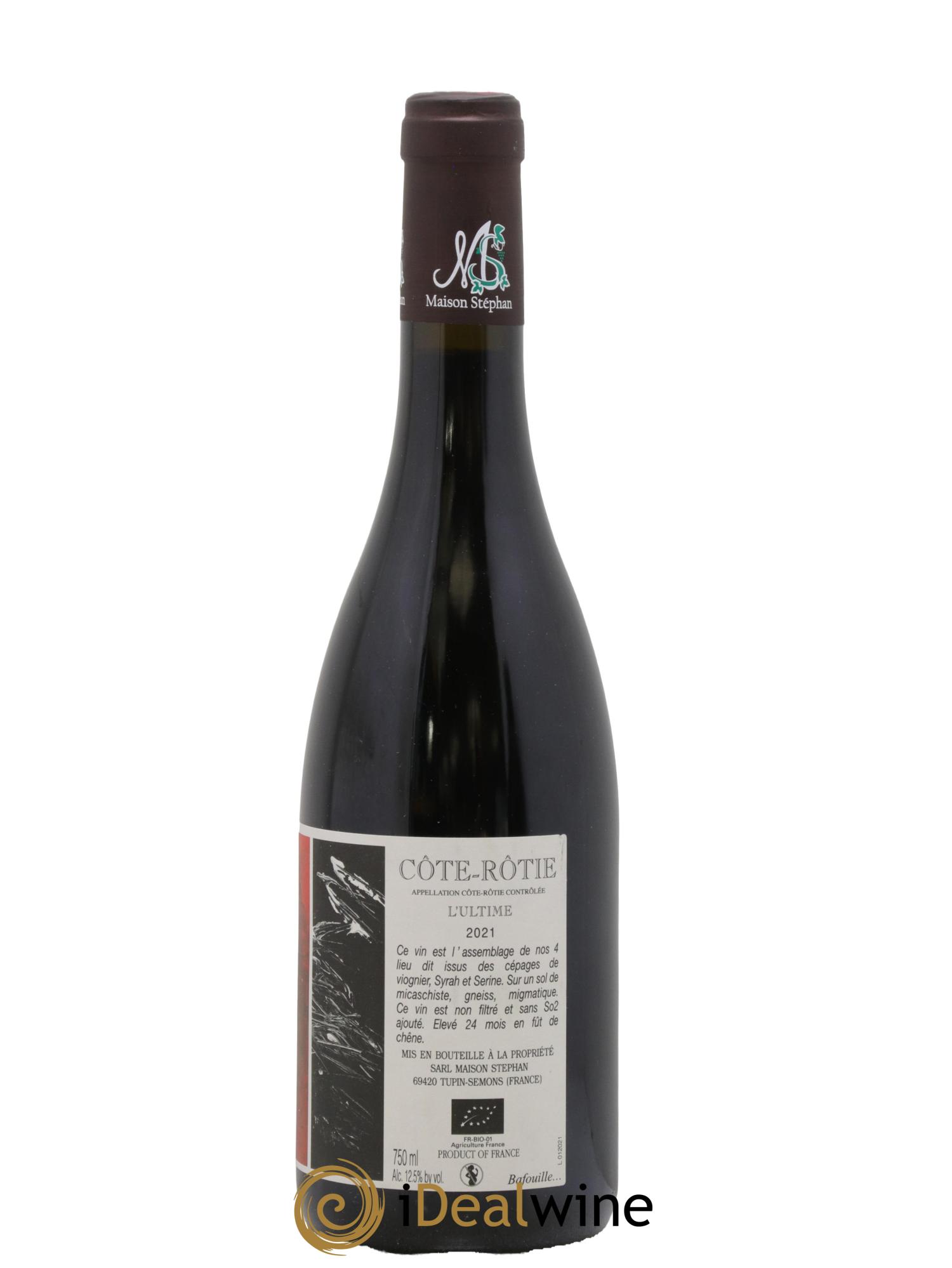 Côte-Rôtie L'Ultime Jean-Michel Stephan 2021 - Lot of 1 bottle - 1