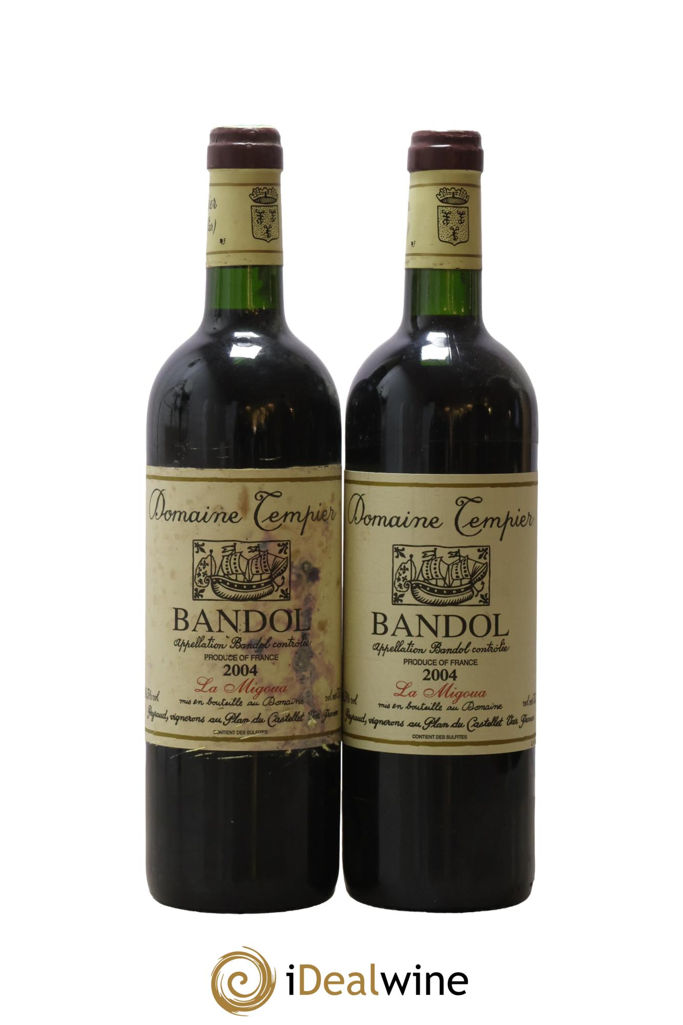 Bandol Domaine Tempier Cuvée La Migoua Famille Peyraud 2004 - Posten von 2 Flaschen - 0