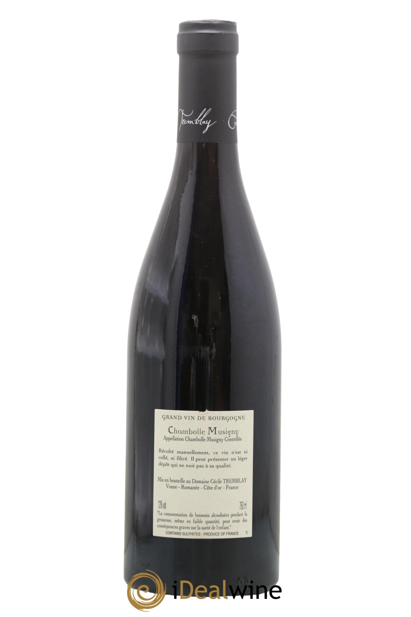 Chambolle-Musigny Les Cabottes Cécile Tremblay 2016 - Lotto di 1 bottiglia - 1