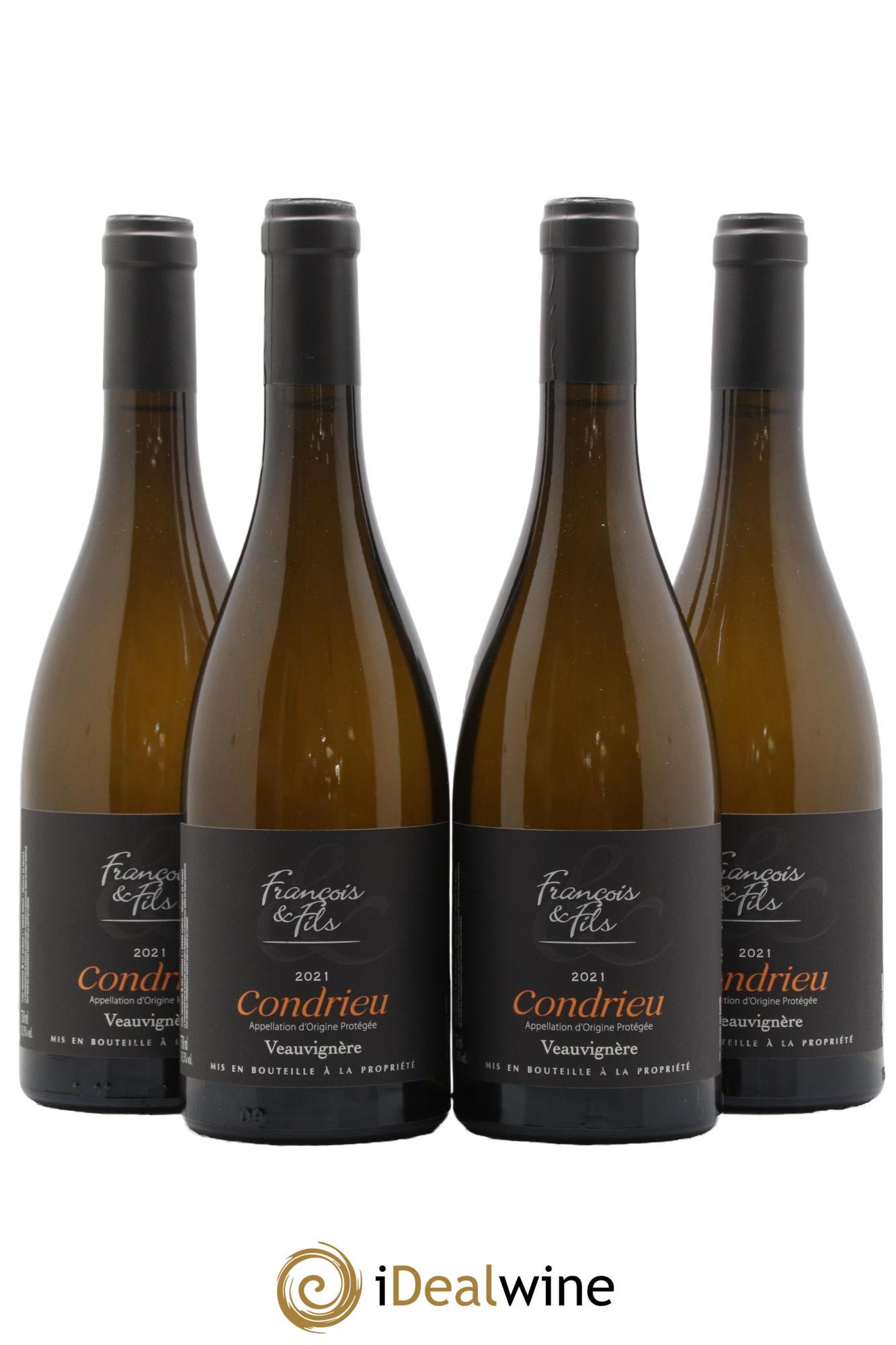 Condrieu Veauvignere Domaine François et Fils 2021 - Lot de 4 bouteilles - 0
