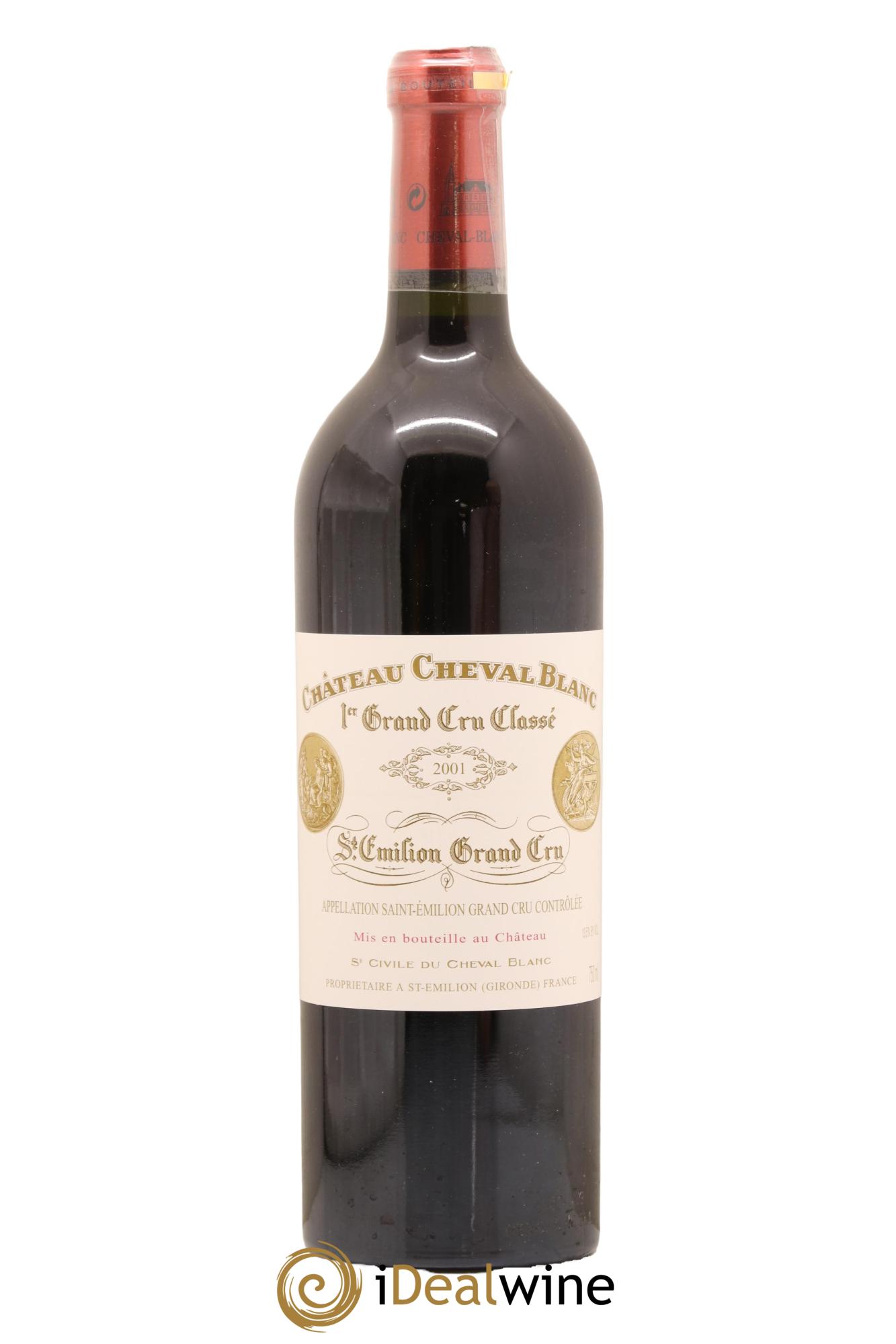 Château Cheval Blanc 1er Grand Cru Classé A 2001 - Lot de 1 bouteille - 0