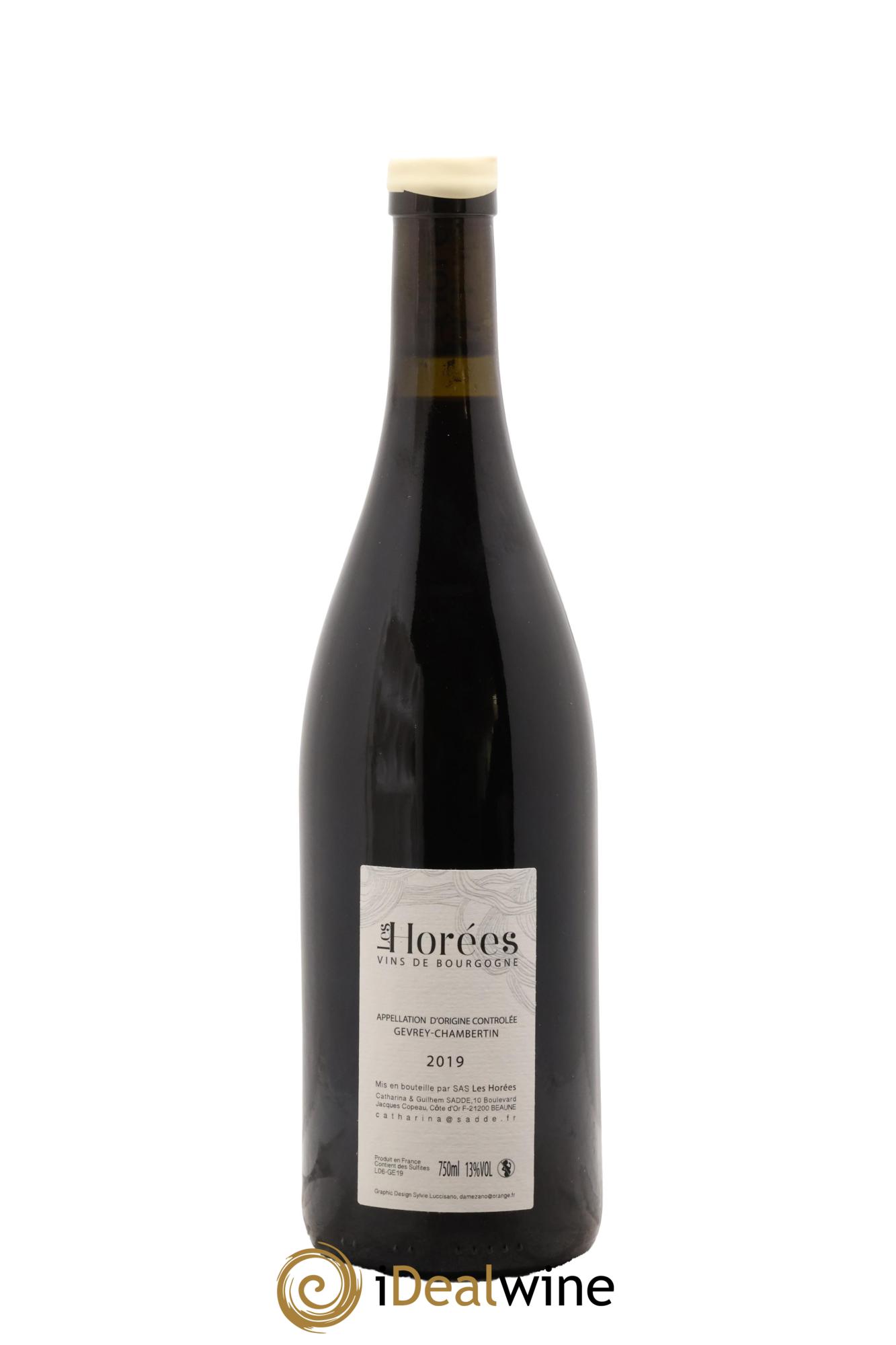Gevrey-Chambertin En Reniard Les Horées 2019 - Lot de 1 bouteille - 1