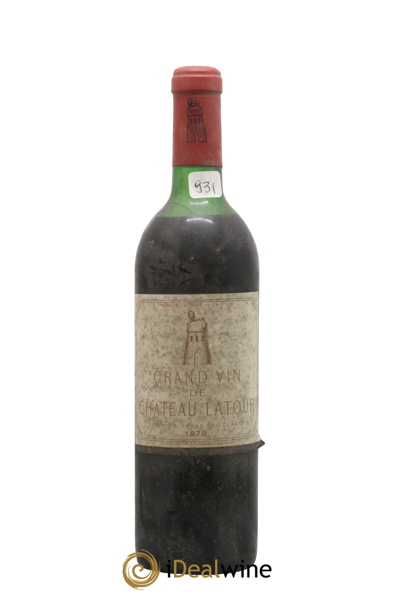 Château Latour 1er Grand Cru Classé 1970 - Lot de 1 bouteille - 0